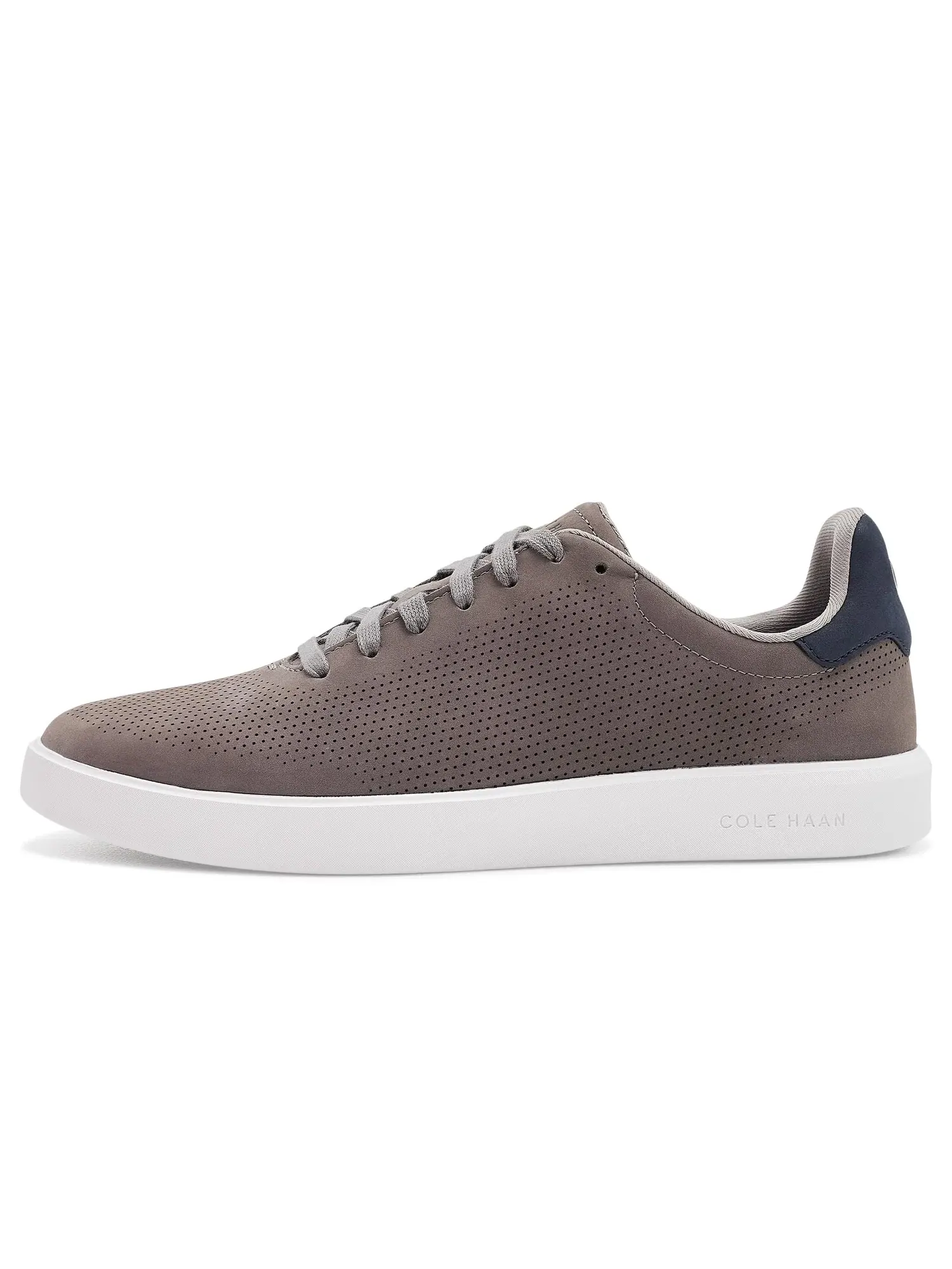 Кроссовки Grand Crosscourt Daily с лазерной резкой Cole Haan — изображение 4 из 4, серый/темно-синий/белый
