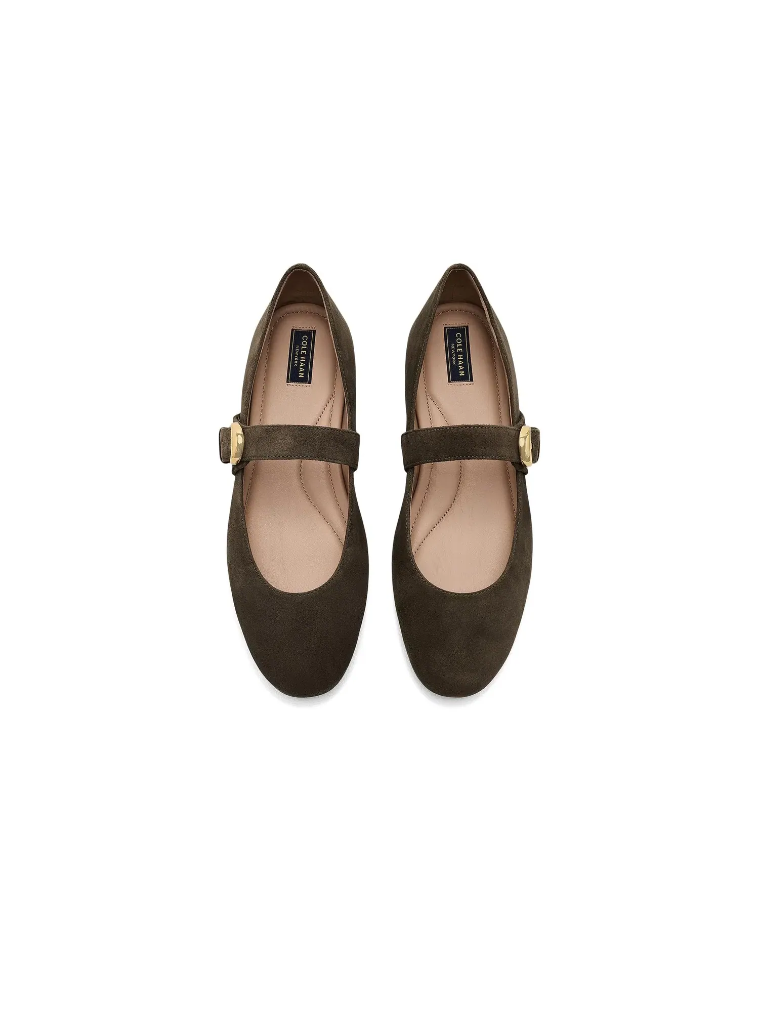 Балетки Grand Ambition Alissa Mary Jane Cole Haan — изображение 2 из 4, глубокий оливковый