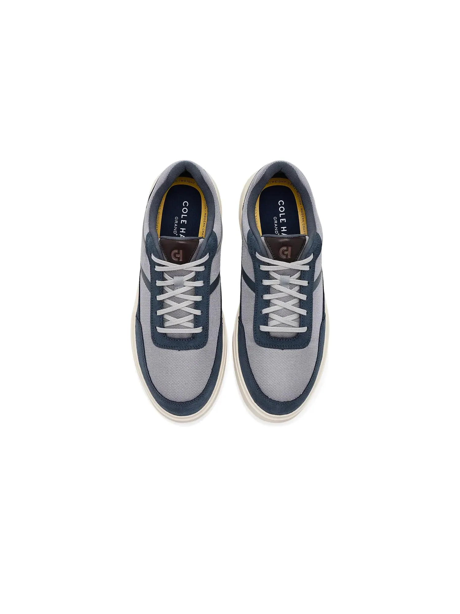 Кроссовки Grand+ Stridion Cole Haan — изображение 2 из 4, серый//слоновая кость