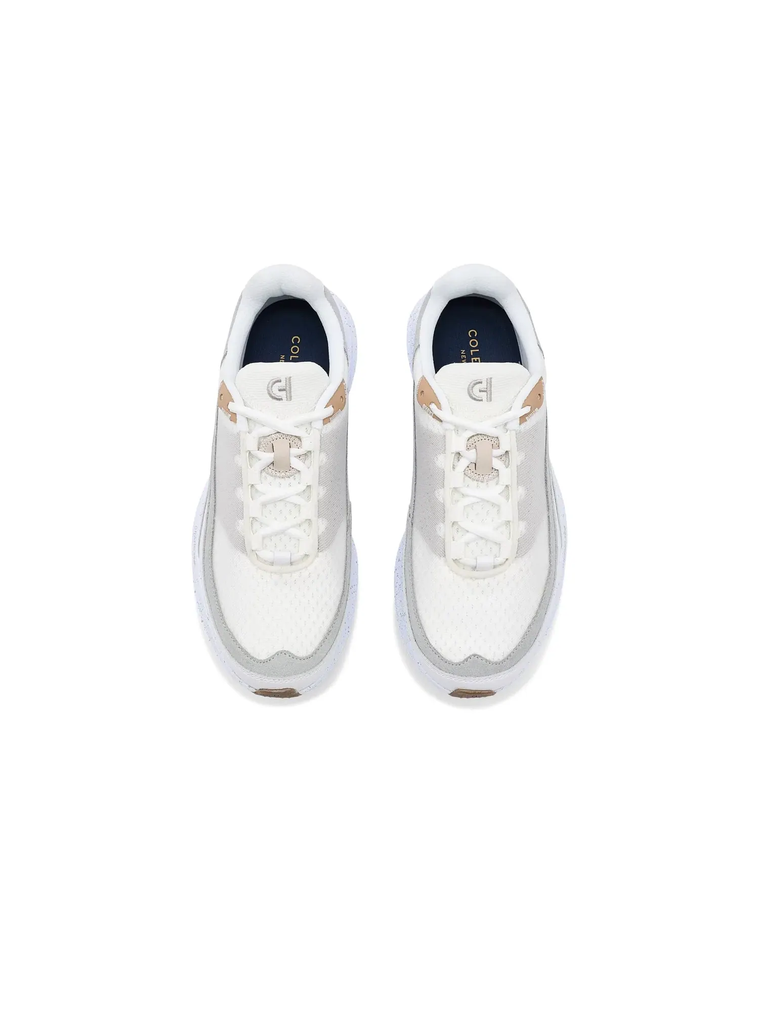 Кроссовки Originalgrand Quadstar 2.0 Runner Cole Haan — изображение 2 из 4, белый/песочный