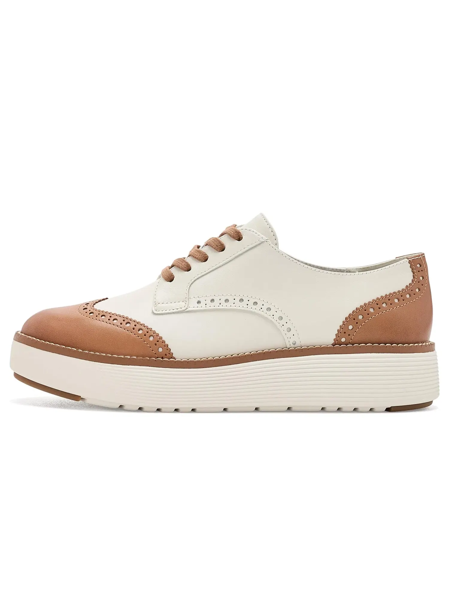 Оксфорды с перфорацией Grand CityMotion Wingtip Oxford Cole Haan — изображение 4 из 4, слоновая кость/темный