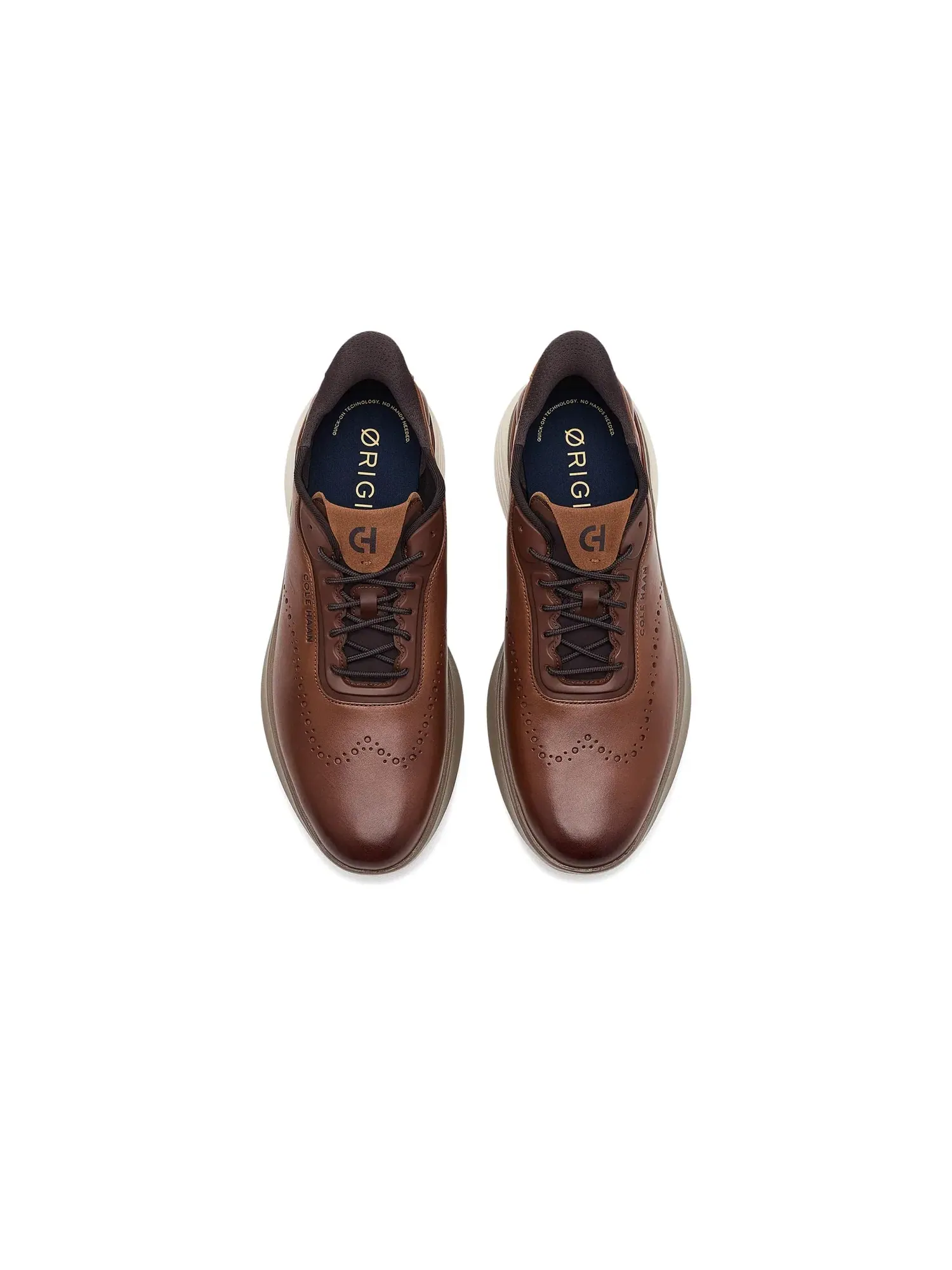 Оксфорды с перфорацией и быстрой шнуровкой OriginalGrand NeoArc Quick-On Wingtip Oxford Cole Haan — изображение 2 из 4