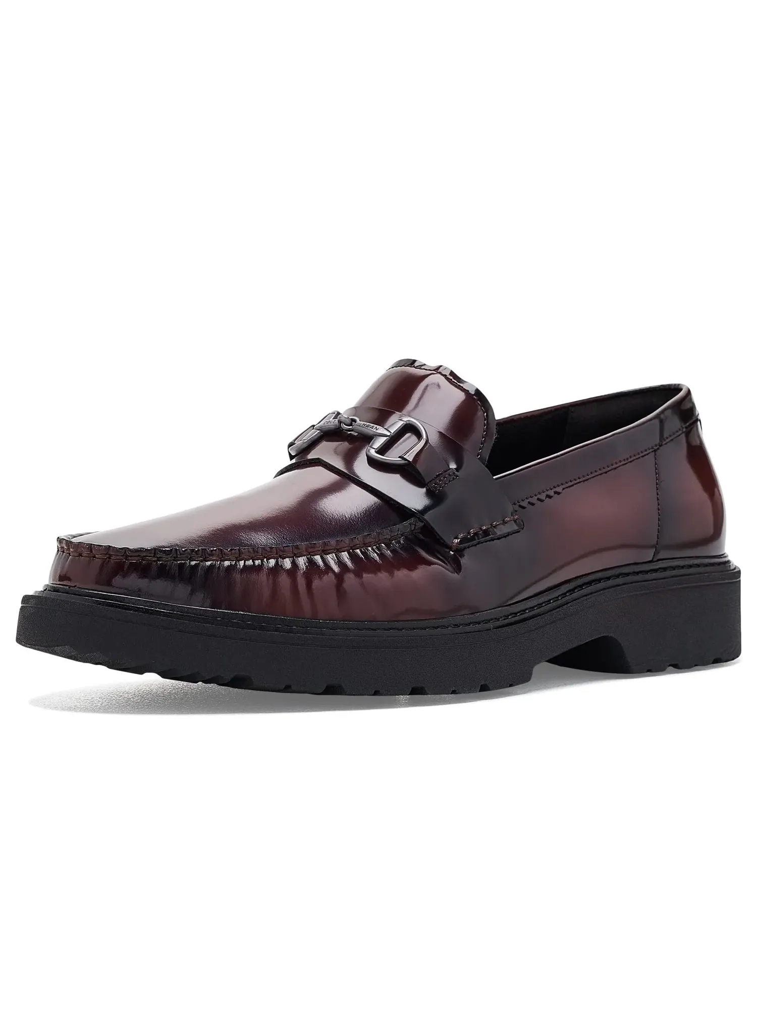 Лоферы Broome Grand Lug Sole Bit Cole Haan — изображение 1 из 4, бордовый/черный