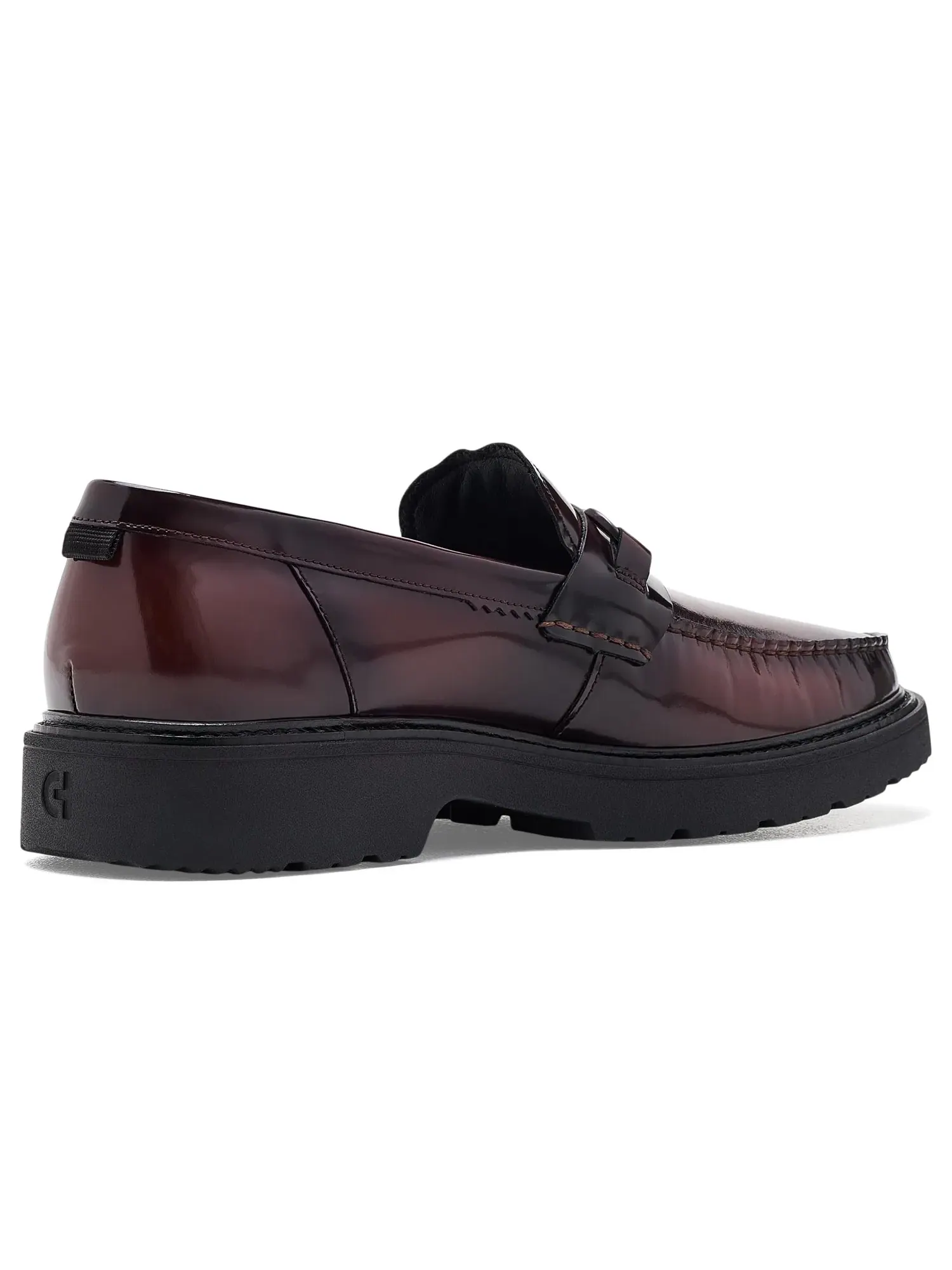 Лоферы Broome Grand Lug Sole Bit Cole Haan — изображение 3 из 4, бордовый/черный