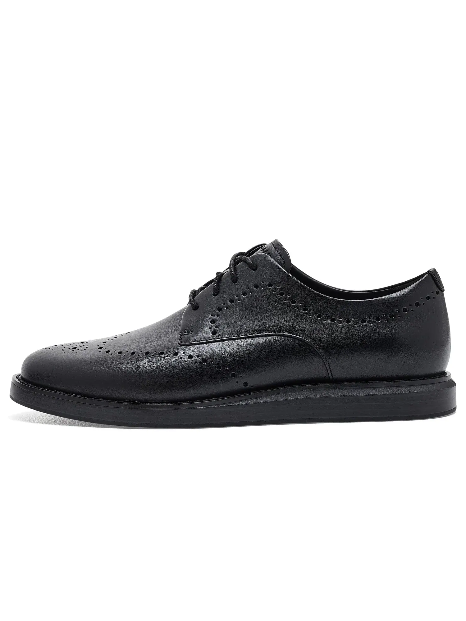 Оксфорды с перфорацией Grand Neoclassic Flexcraft Wingtip Oxford Cole Haan — изображение 4 из 4, черный/черный