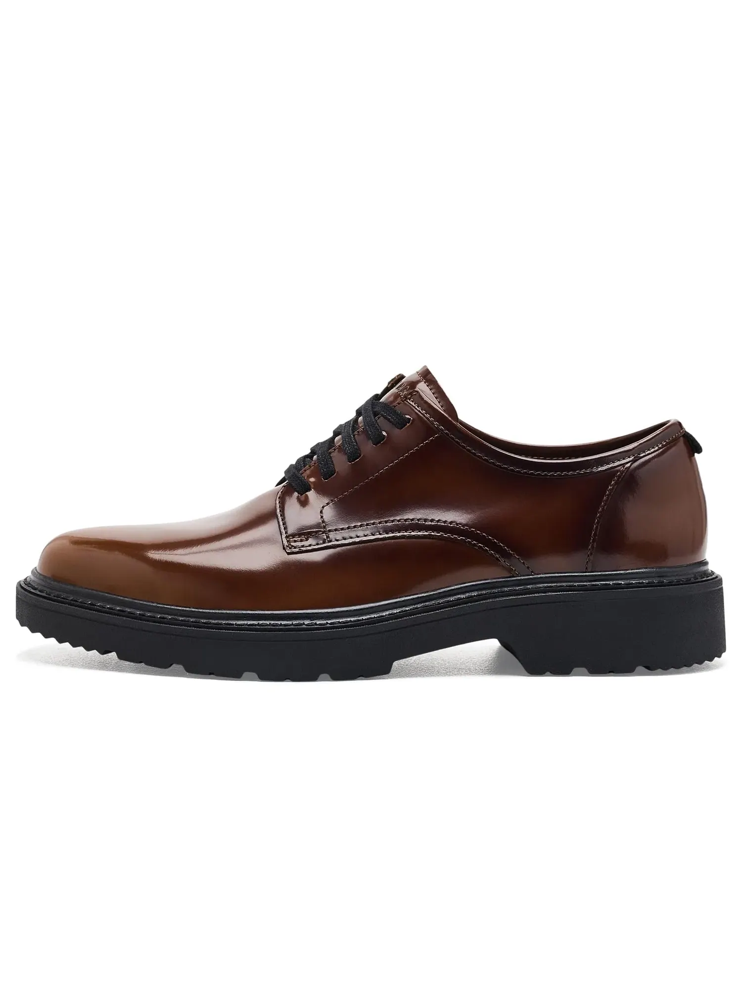 Оксфорды с гладким носком Broome Grand Lug Plain Toe Oxford Cole Haan — изображение 4 из 4, темный/черный