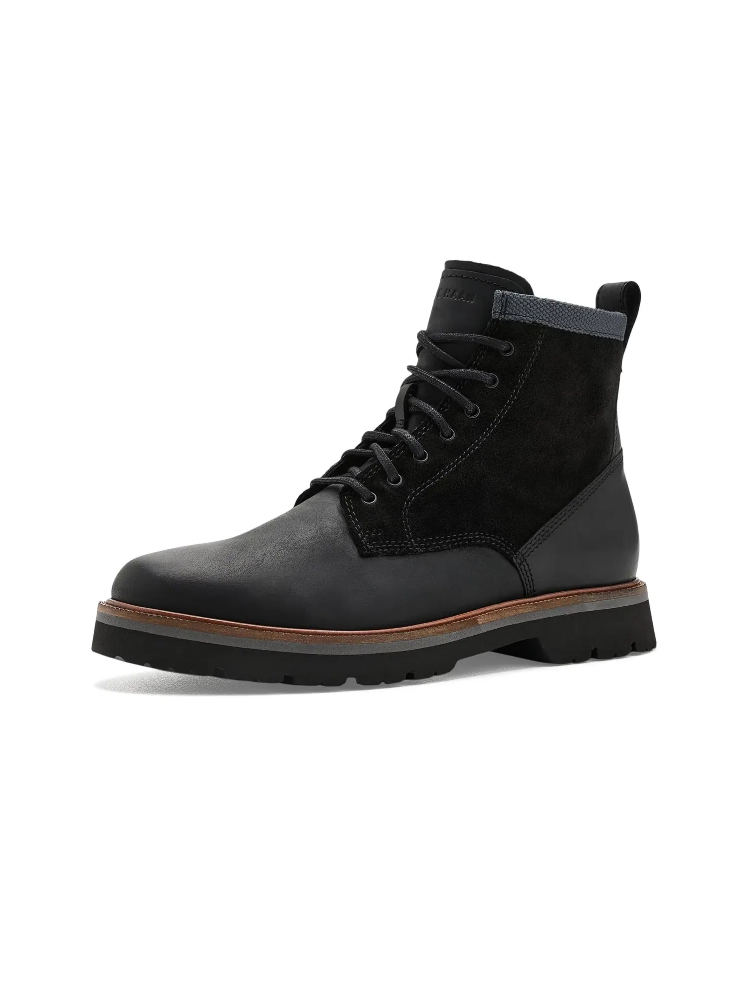 Ботинки American Classics с гладким носком Cole Haan — изображение 1 из 4, черный/натуральный