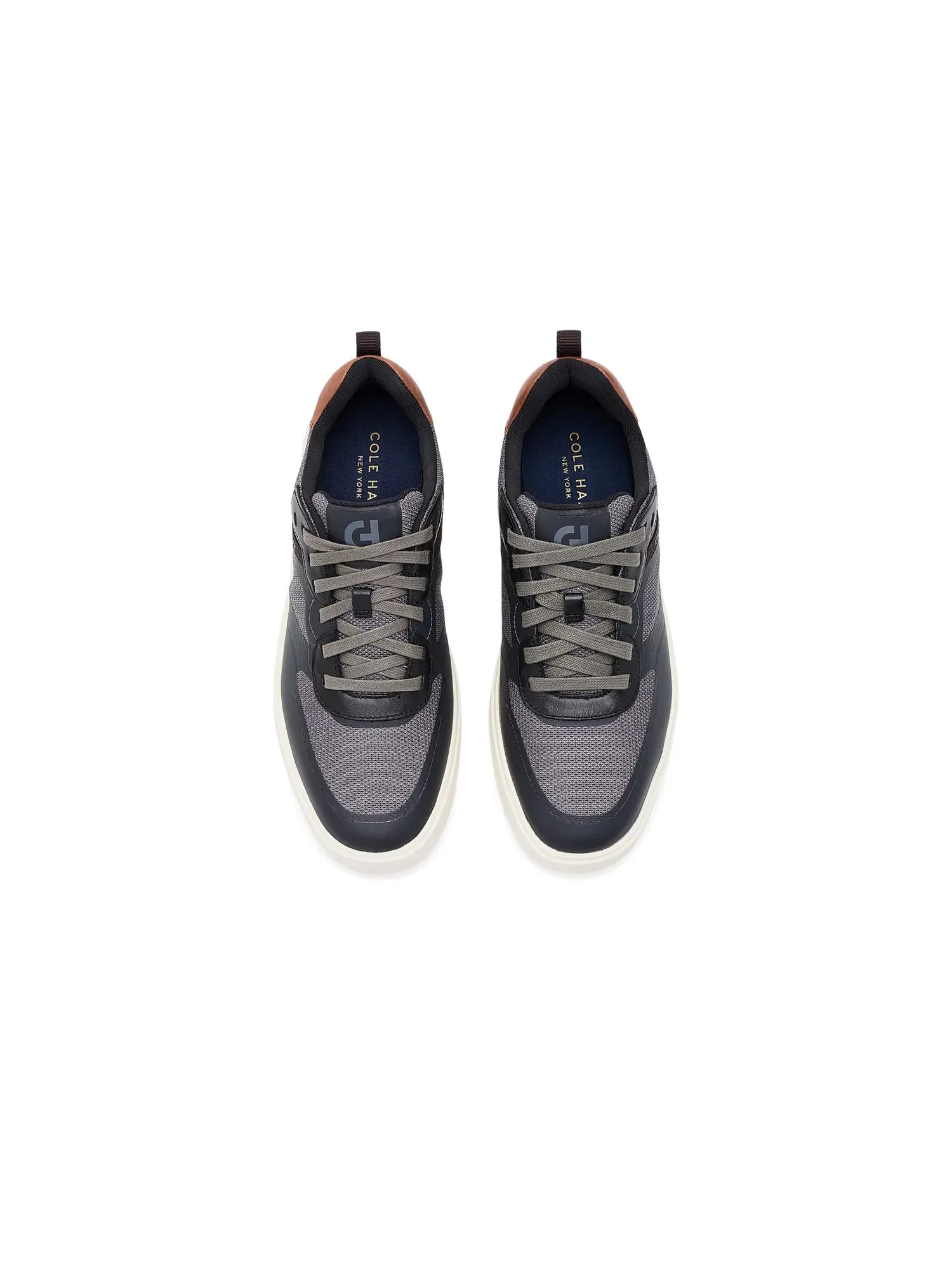 Кроссовки Grand Crosscourt Champ Cole Haan — изображение 2 из 4, черный/слоновая кость