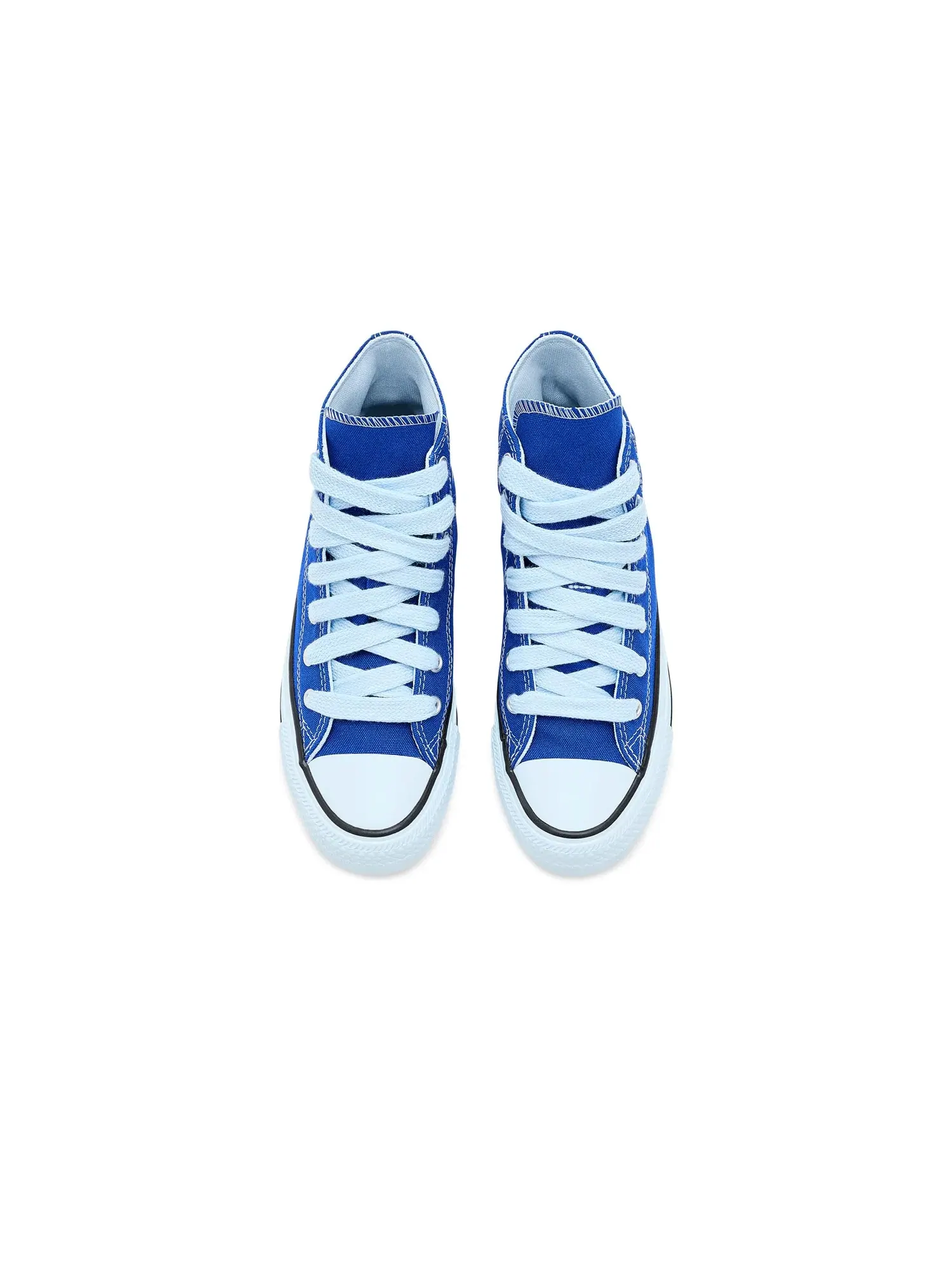 Кроссовки Chuck Taylor All Star Hi (для больших детей) Converse Kids — изображение 2 из 4, синий//черный