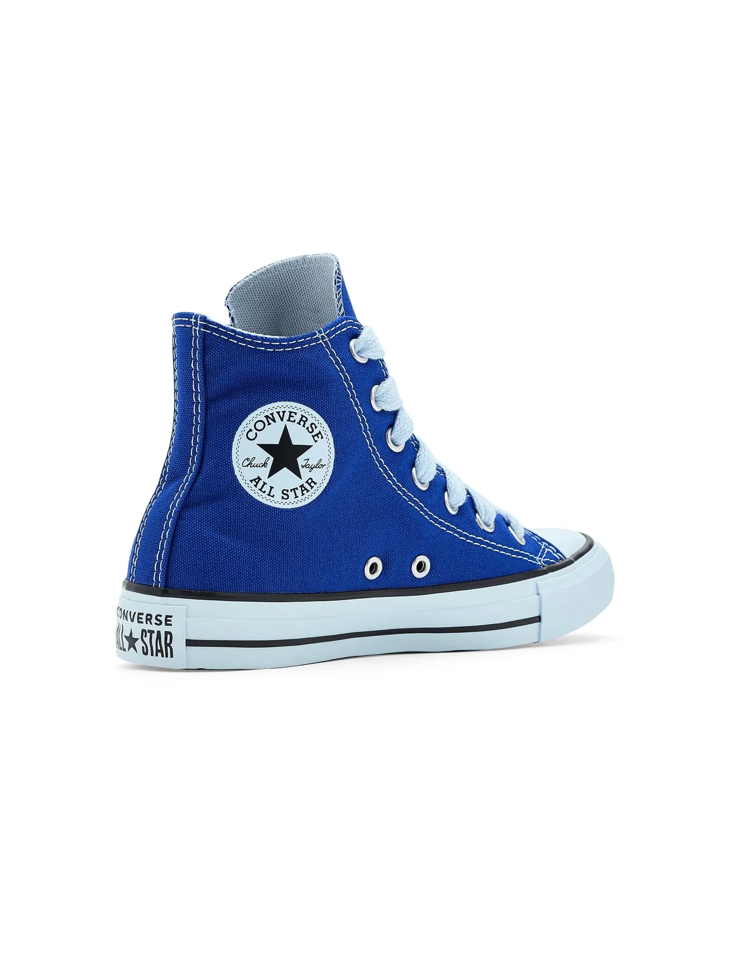Кроссовки Chuck Taylor All Star Hi (для больших детей) Converse Kids — изображение 3 из 4, синий//черный