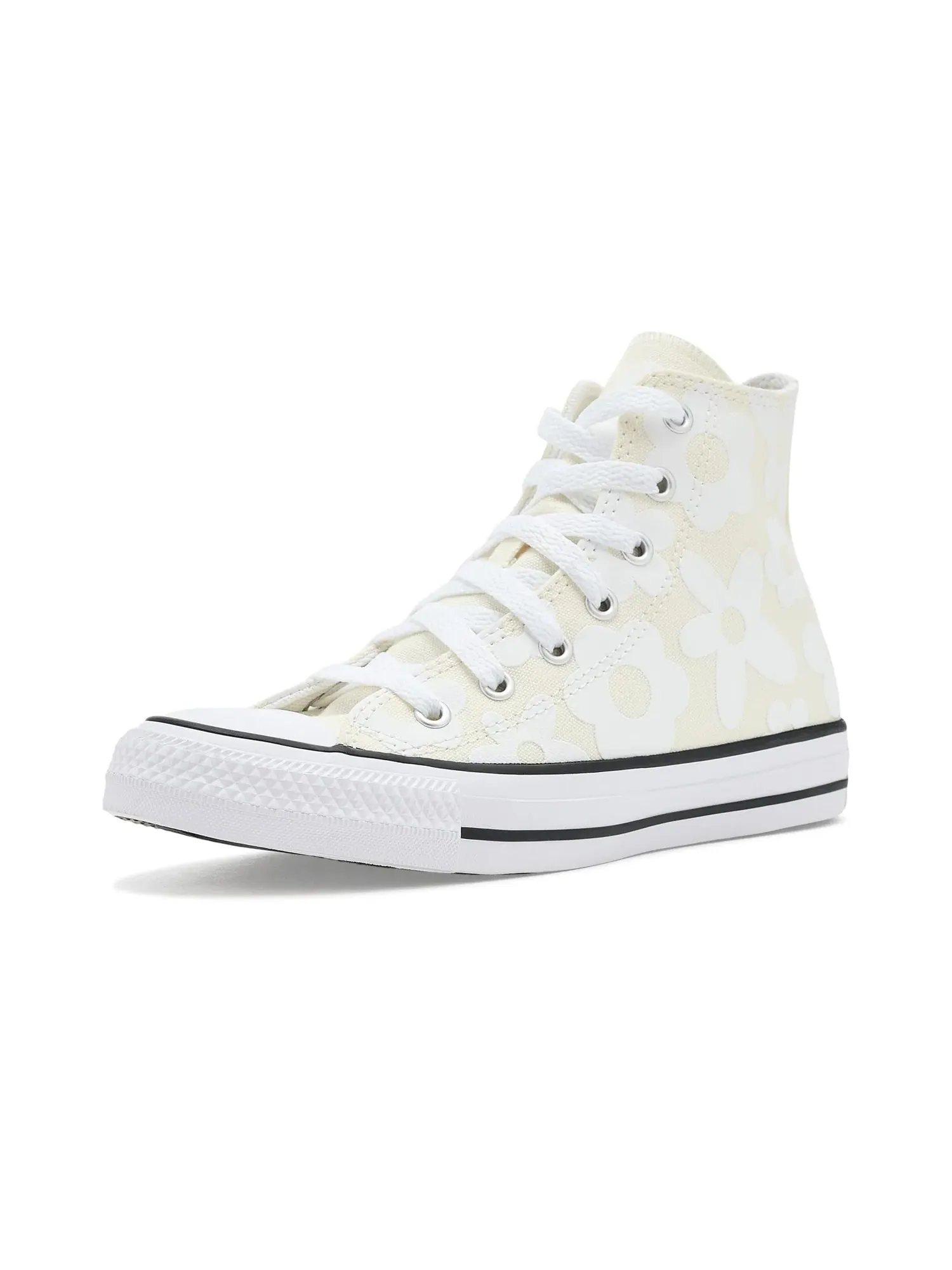 Кроссовки Chuck Taylor All Star Hi (для больших детей) Converse Kids — изображение 1 из 4, белый/серебристый
