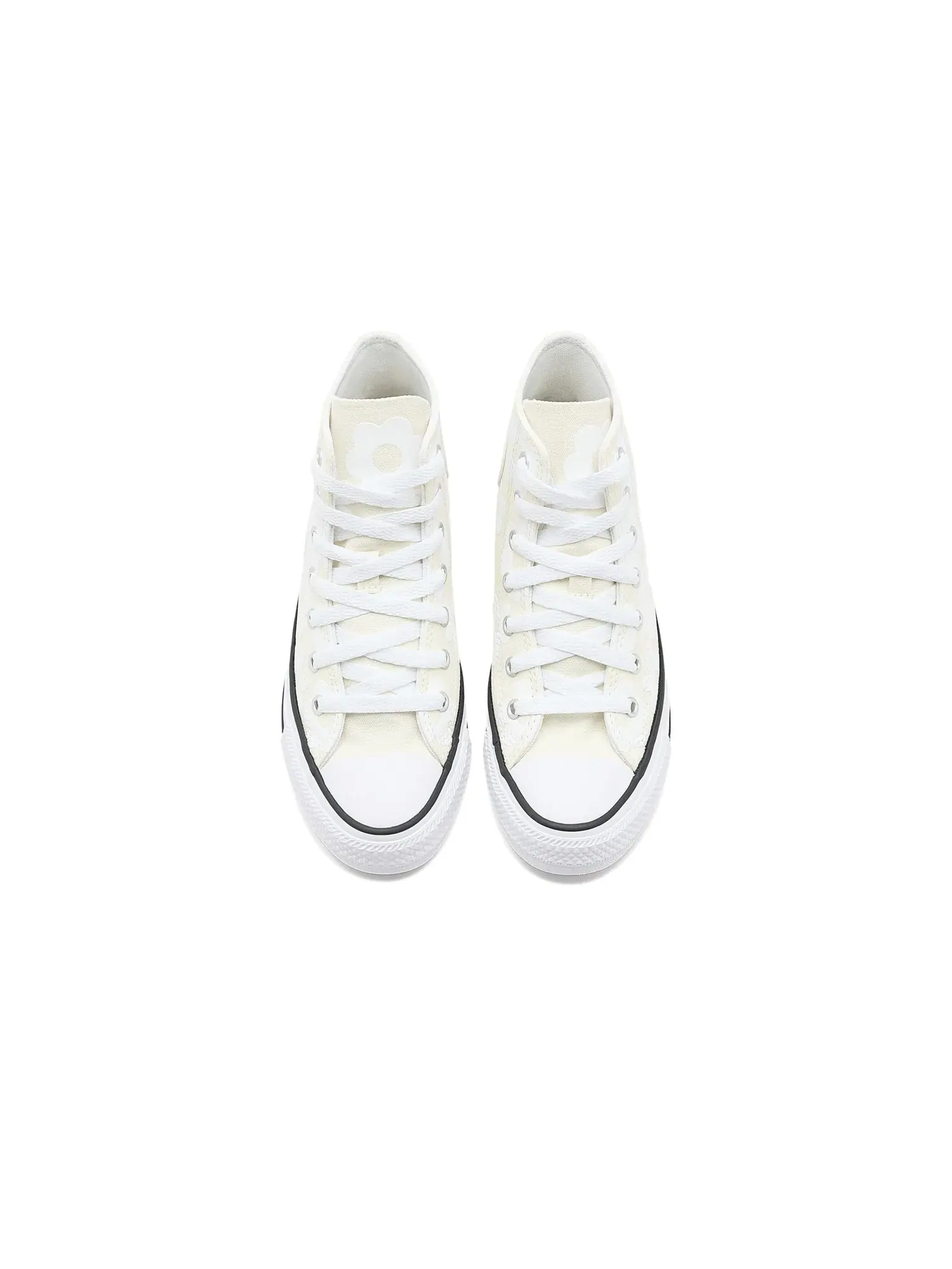 Кроссовки Chuck Taylor All Star Hi (для больших детей) Converse Kids — изображение 2 из 4, белый/серебристый