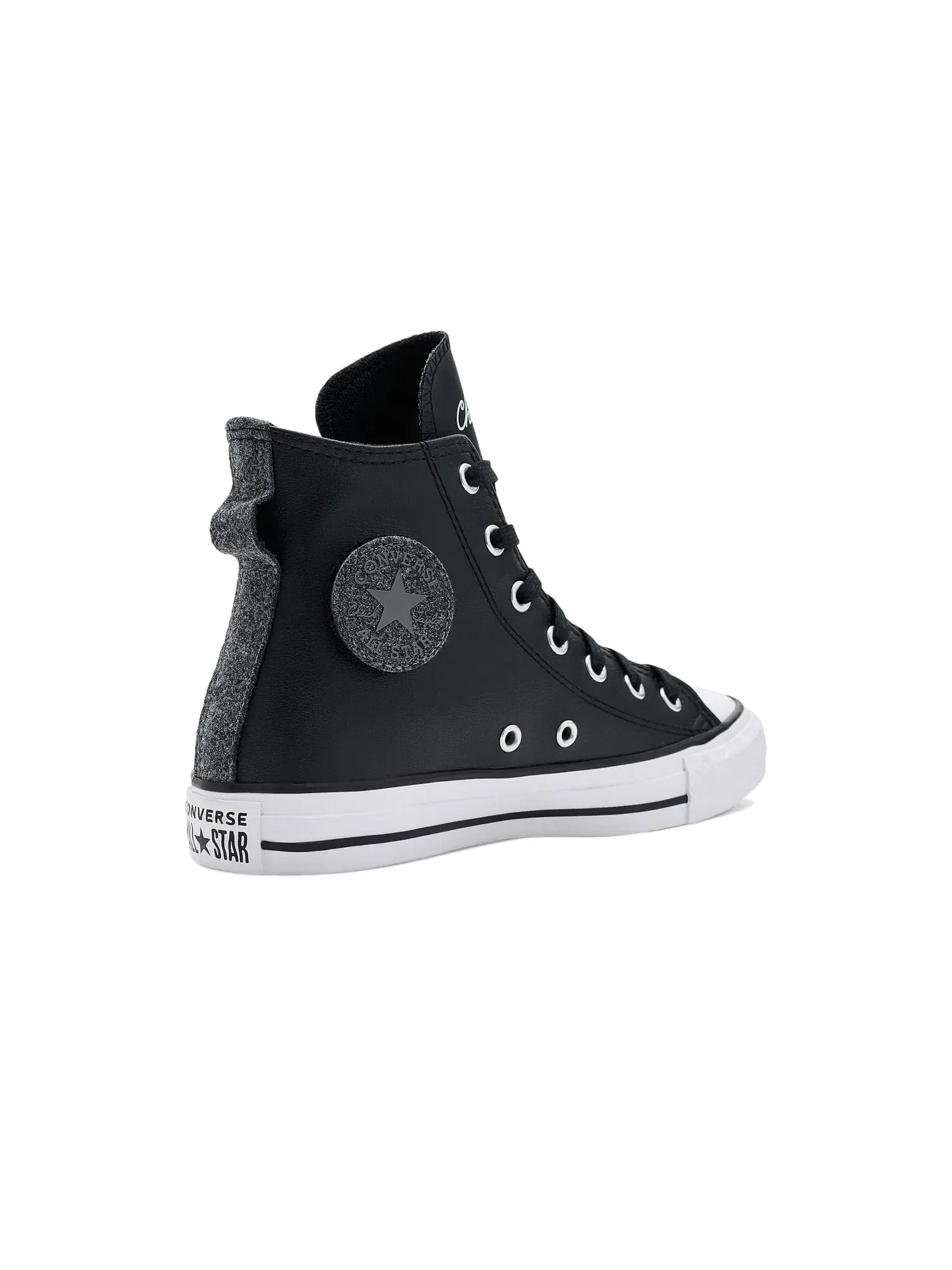 Кроссовки Chuck Taylor All Star Hi (для больших детей) Converse Kids — изображение 3 из 4, черный/серый/белый