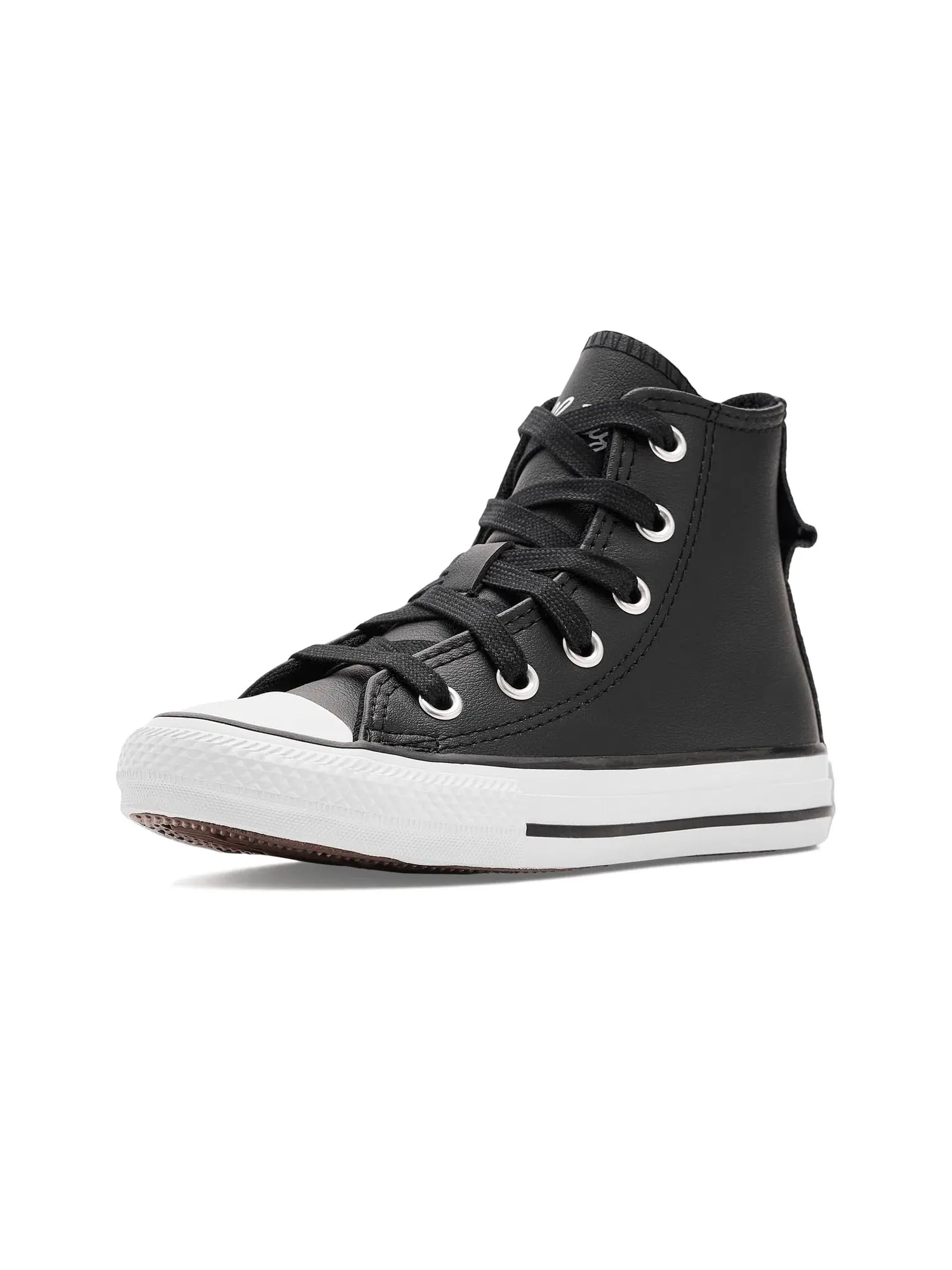 Кроссовки Chuck Taylor All Star Hi (для маленьких детей) Converse Kids — изображение 1 из 4, черный/серый/белый