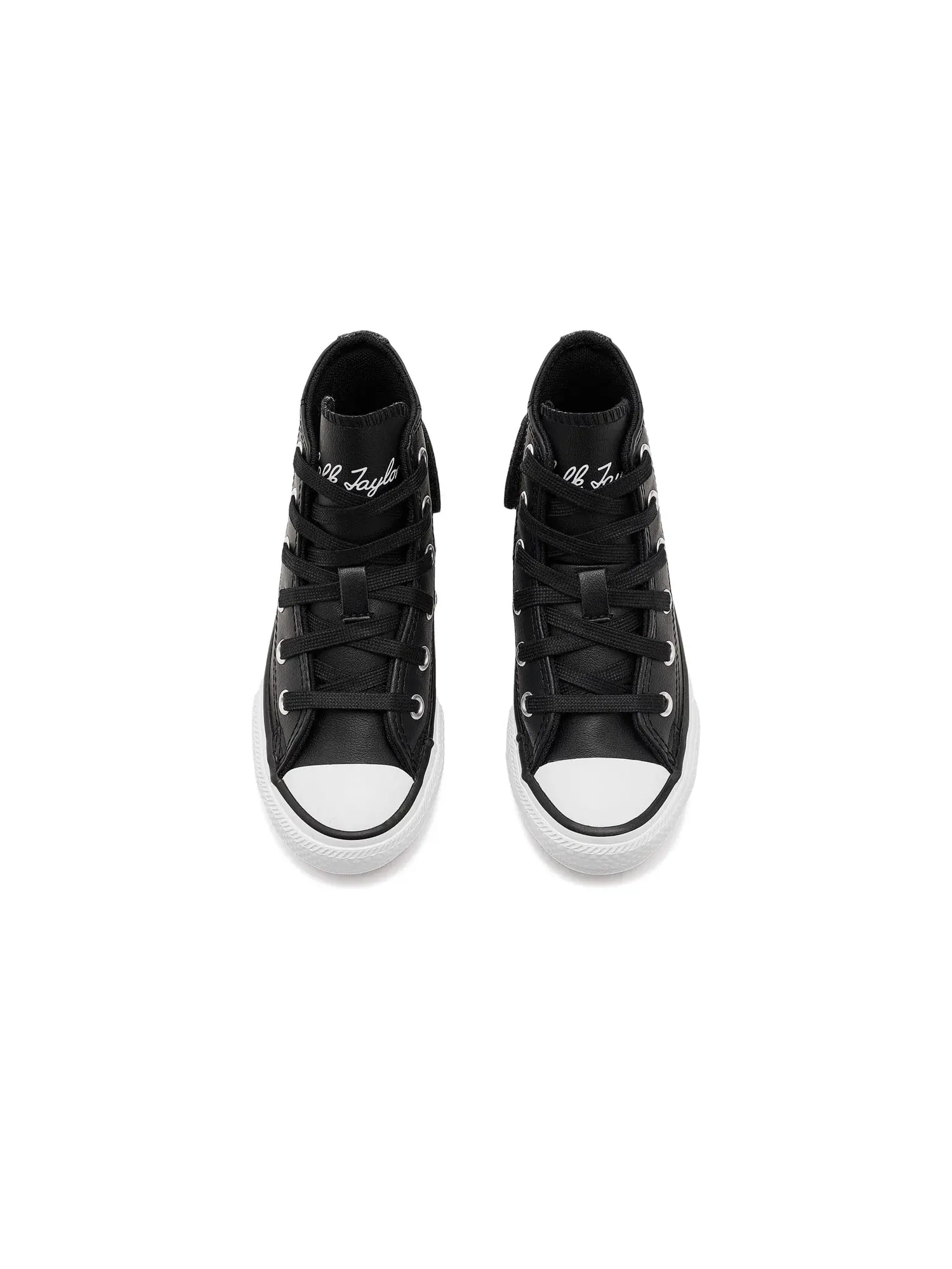 Кроссовки Chuck Taylor All Star Hi (для маленьких детей) Converse Kids — изображение 2 из 4, черный/серый/белый