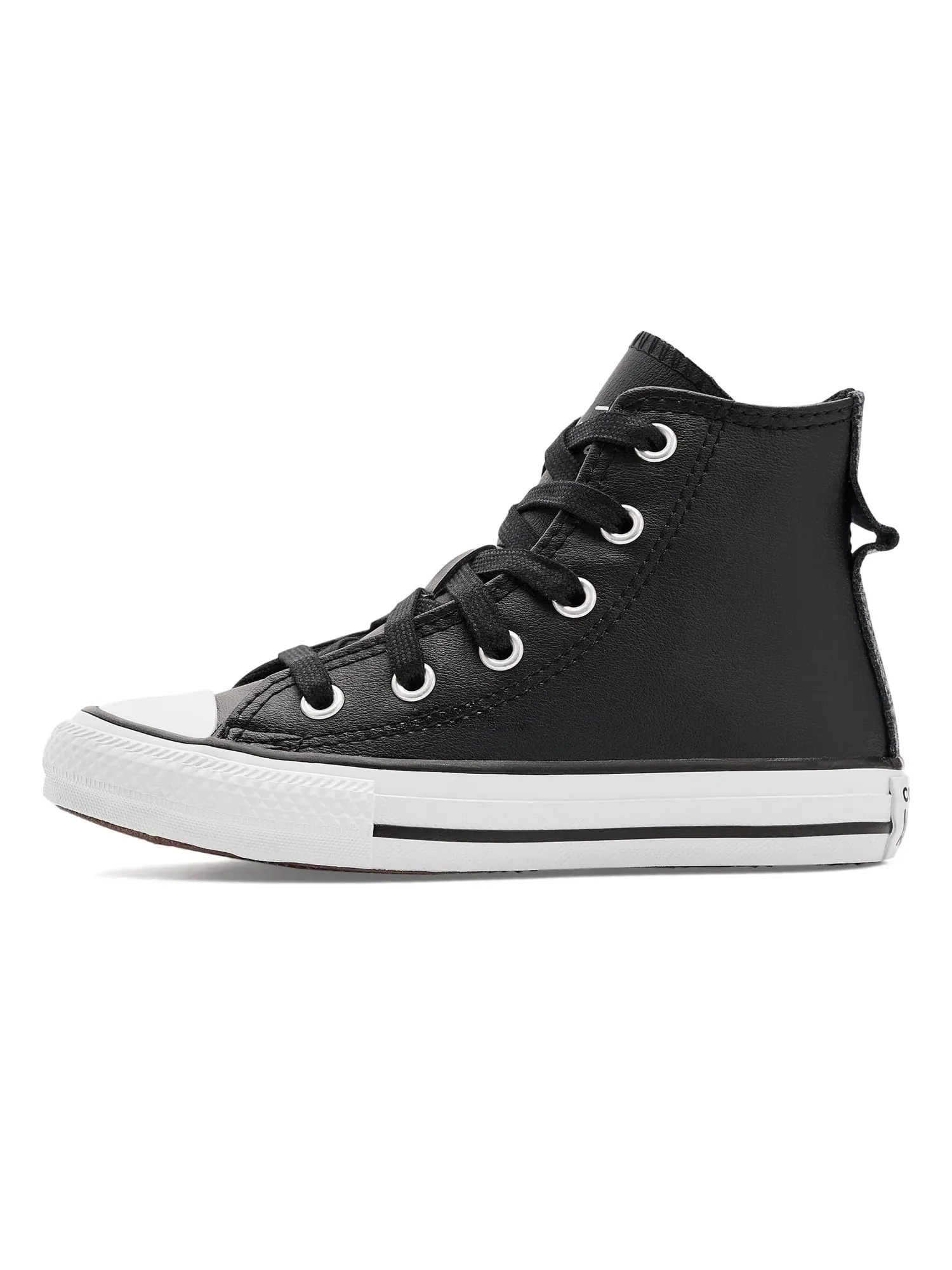 Кроссовки Chuck Taylor All Star Hi (для маленьких детей) Converse Kids — изображение 4 из 4, черный/серый/белый