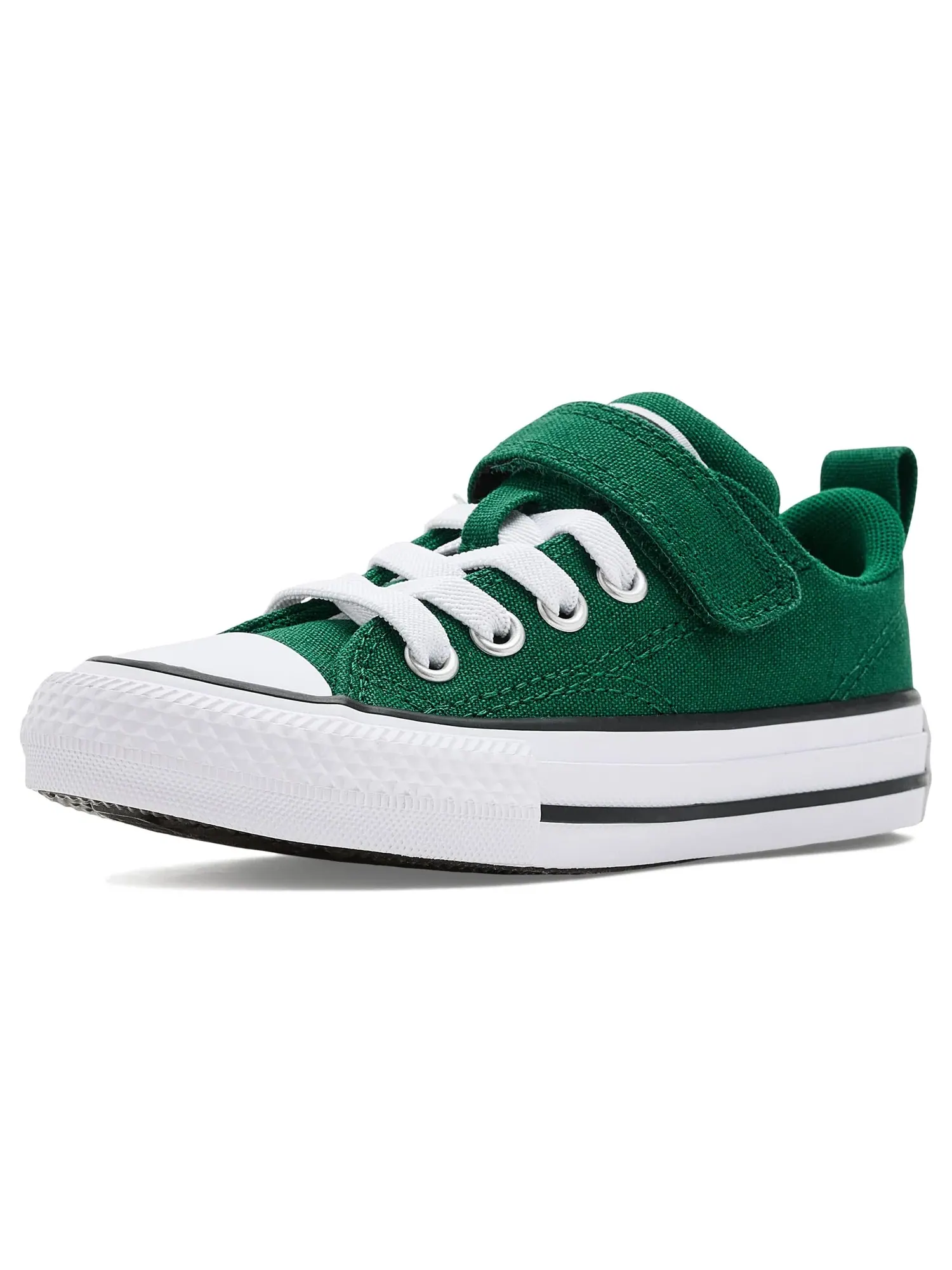 Кроссовки Chuck Taylor All Star Malden Street Easy-On (для маленьких детей) Converse Kids — изображение 1 из 4, белый/черный