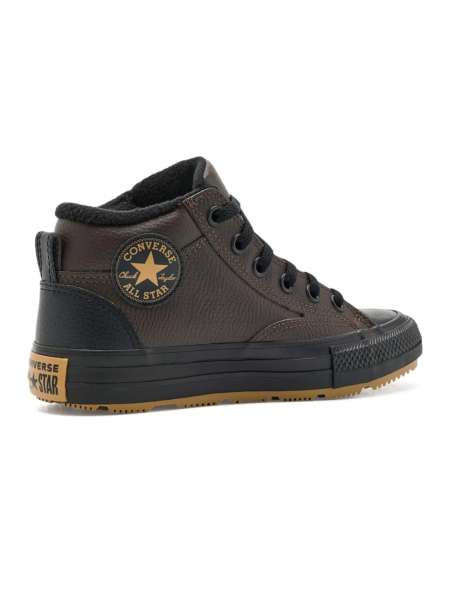 Ботинки Chuck Taylor All Star Malden Street Boots (для больших детей) Converse Kids — изображение 3 из 4, черный/золотистый