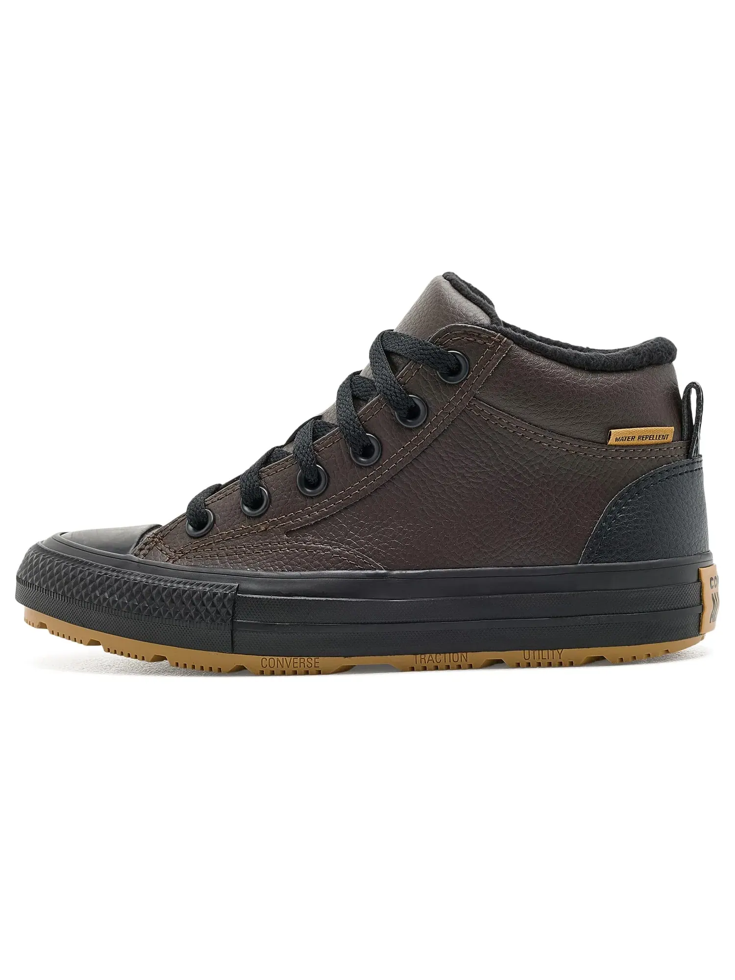 Ботинки Chuck Taylor All Star Malden Street Boots (для больших детей) Converse Kids — изображение 4 из 4, черный/золотистый