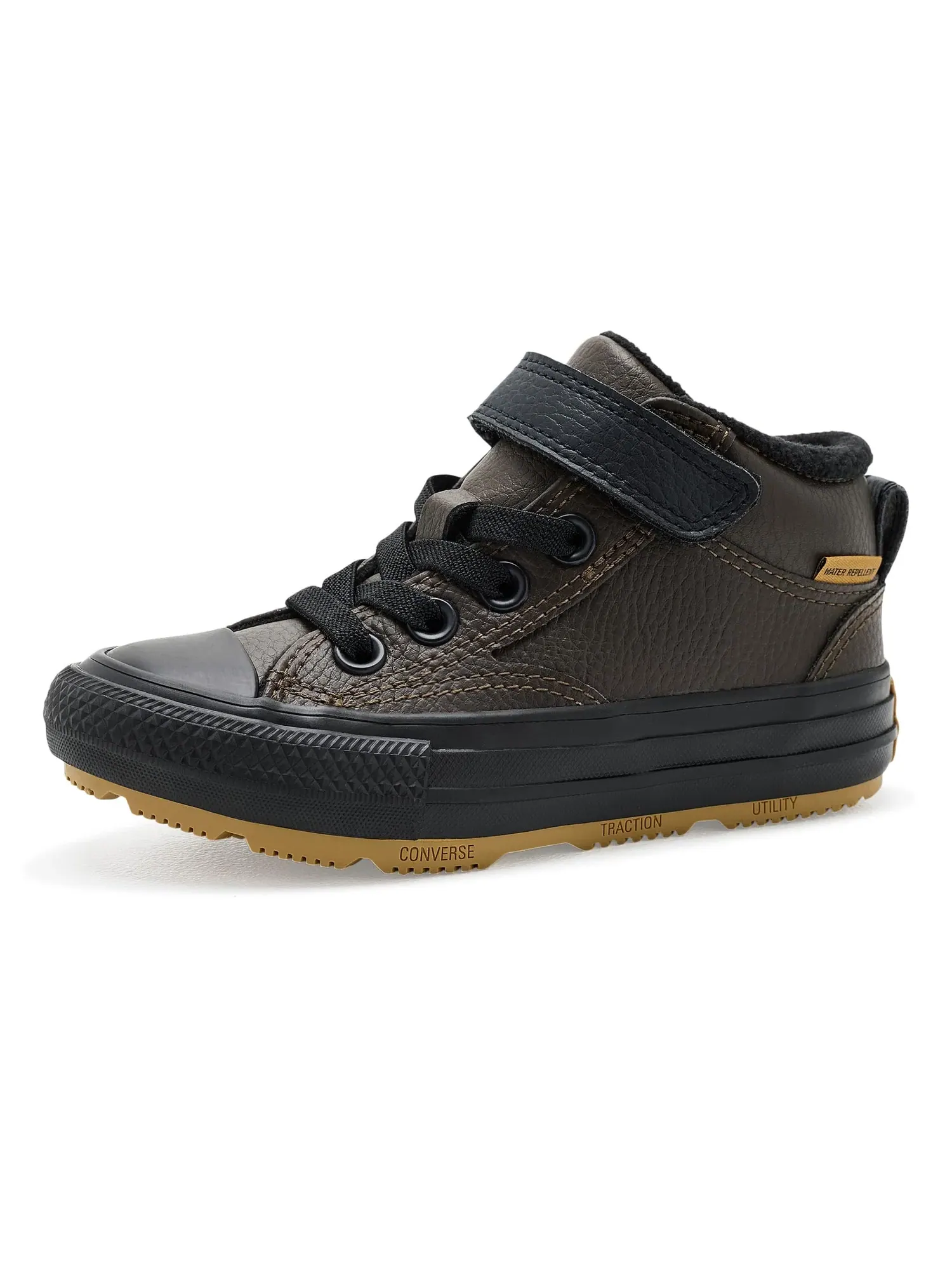Ботинки Chuck Taylor All Star Malden Street Boots (для маленьких детей) Converse Kids — изображение 1 из 4, золотистый/черный