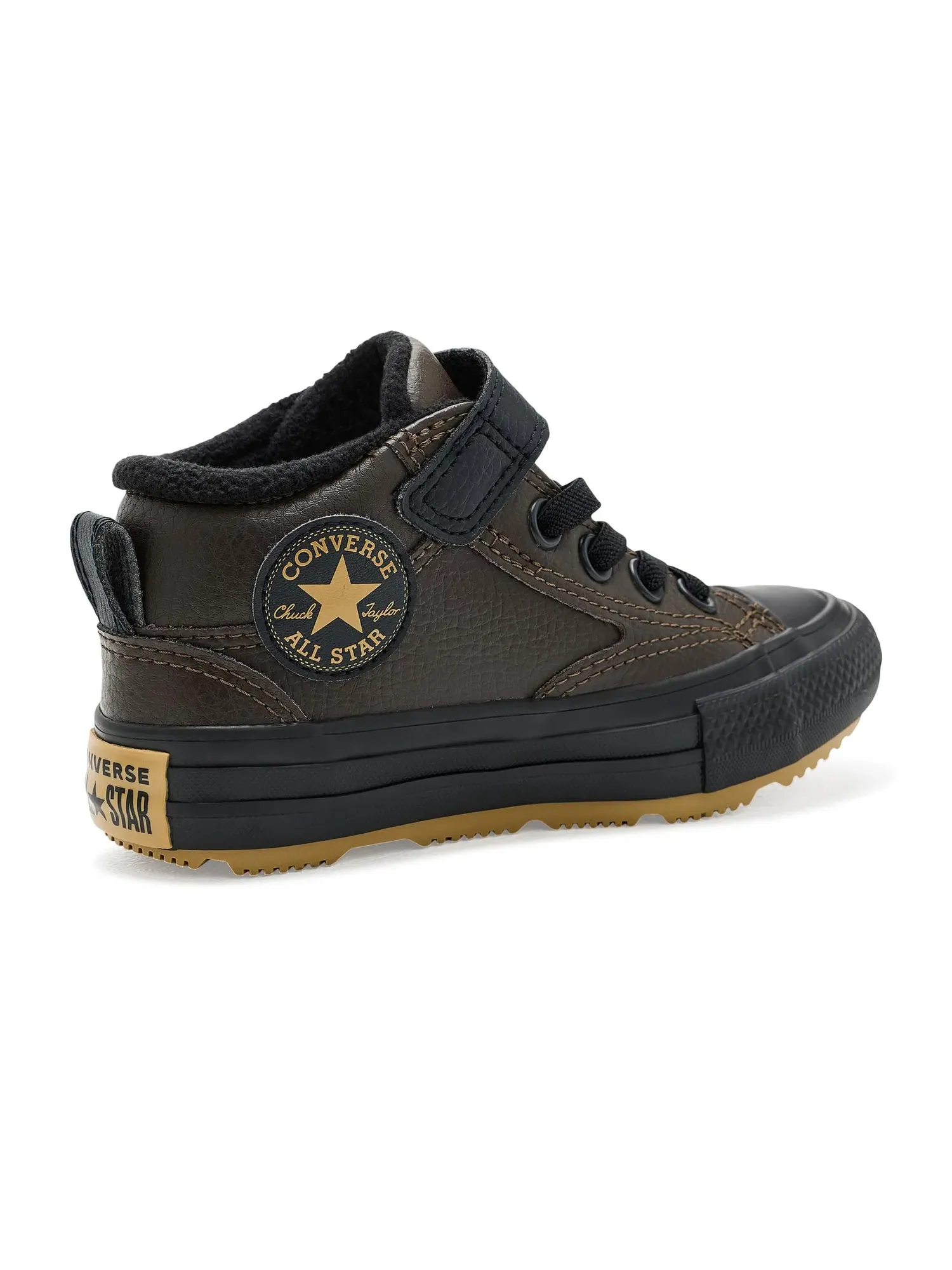 Ботинки Chuck Taylor All Star Malden Street Boots (для маленьких детей) Converse Kids — изображение 3 из 4, золотистый/черный