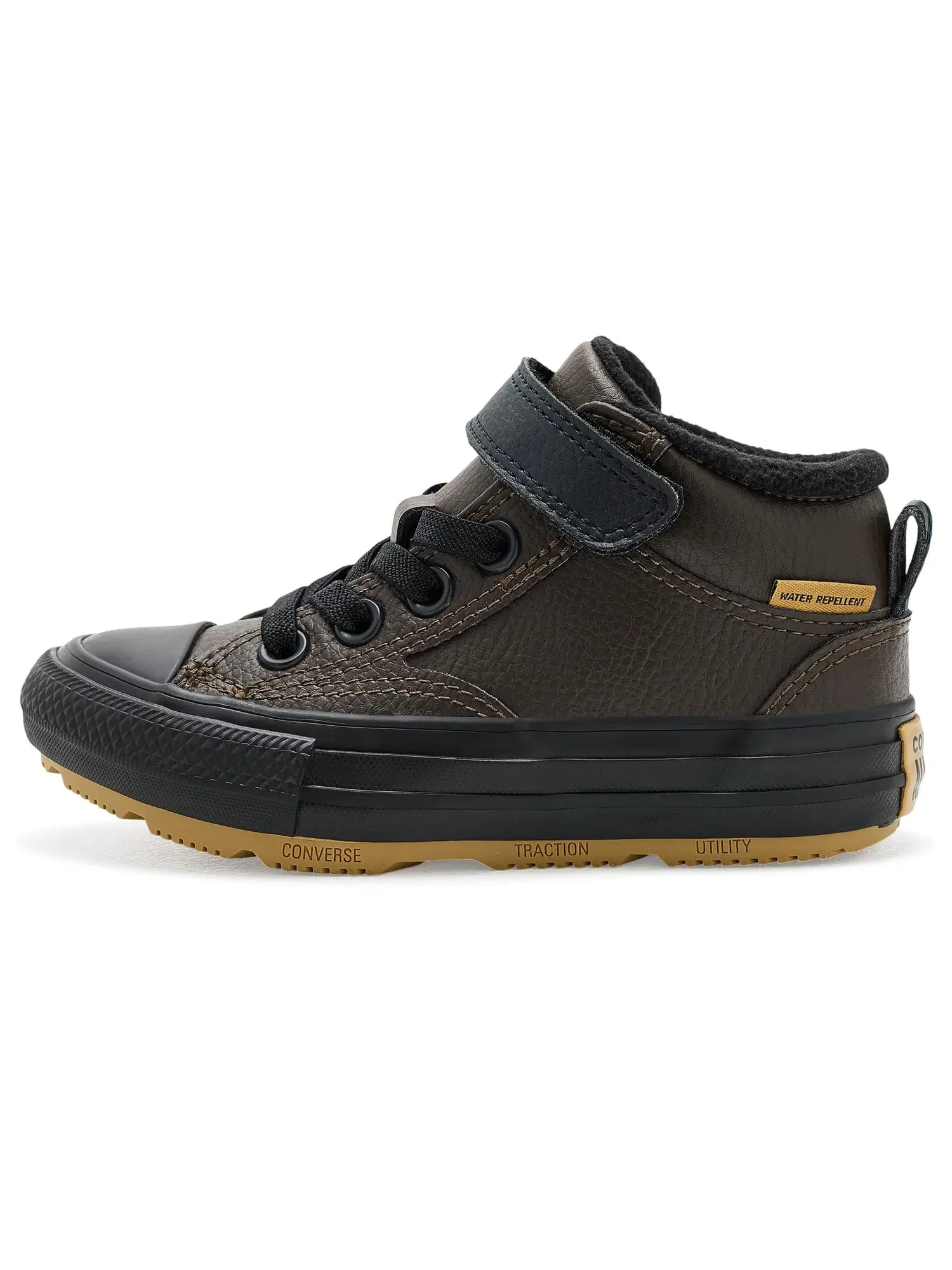 Ботинки Chuck Taylor All Star Malden Street Boots (для маленьких детей) Converse Kids — изображение 4 из 4, золотистый/черный