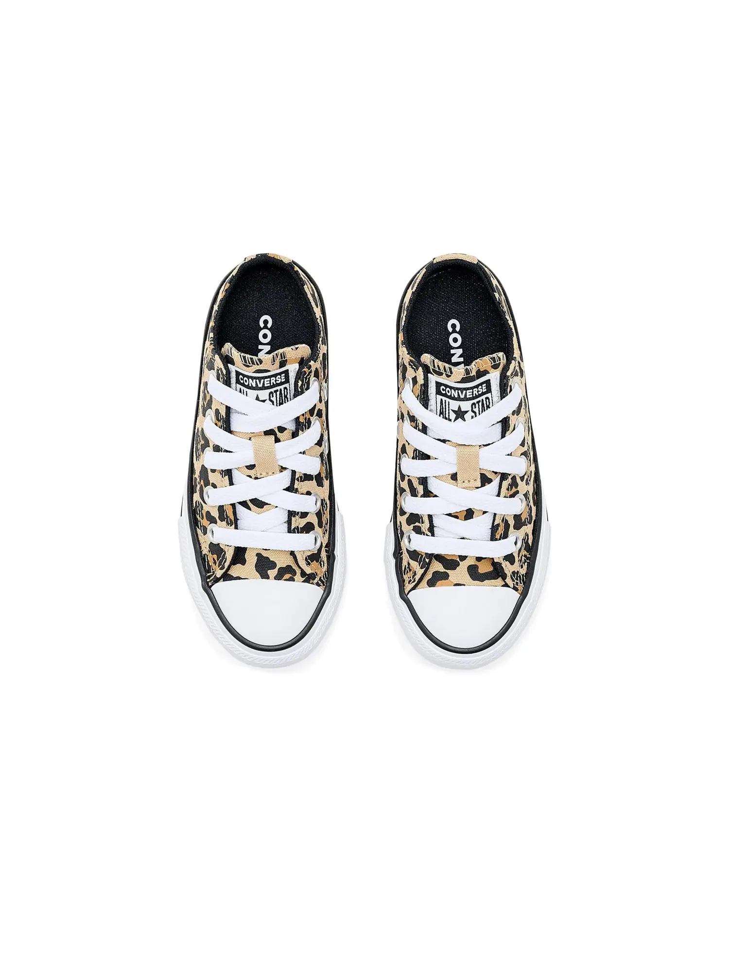 Кроссовки Chuck Taylor All Star Ox (для маленьких детей) Converse Kids — изображение 2 из 4, черный