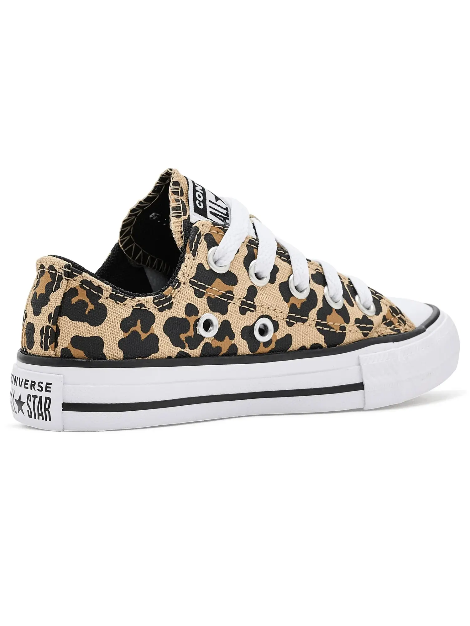 Кроссовки Chuck Taylor All Star Ox (для маленьких детей) Converse Kids — изображение 3 из 4, черный
