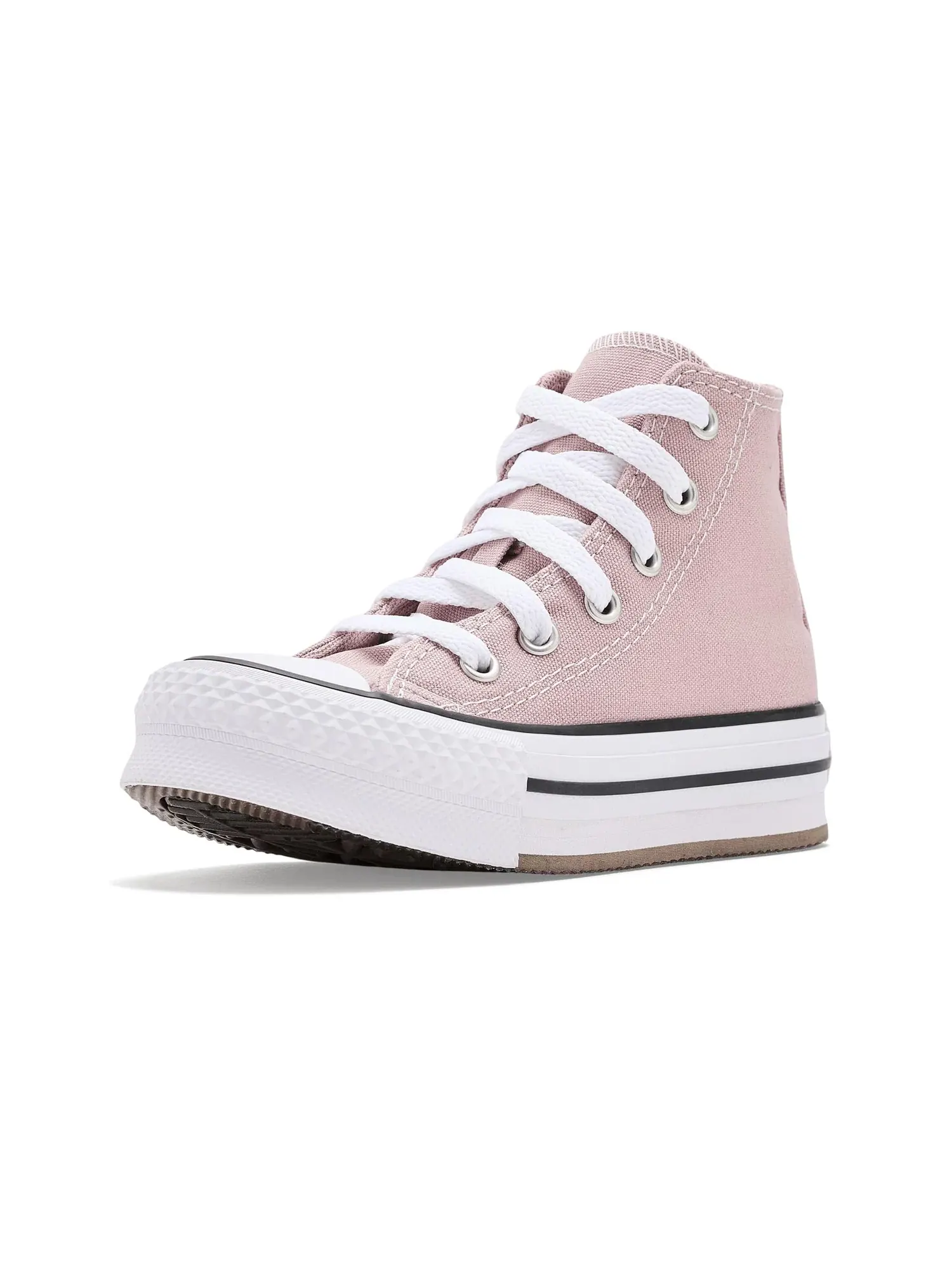 Кроссовки Chuck Taylor All Star Lift (для маленьких детей) Converse Kids — изображение 1 из 4, белый/черный