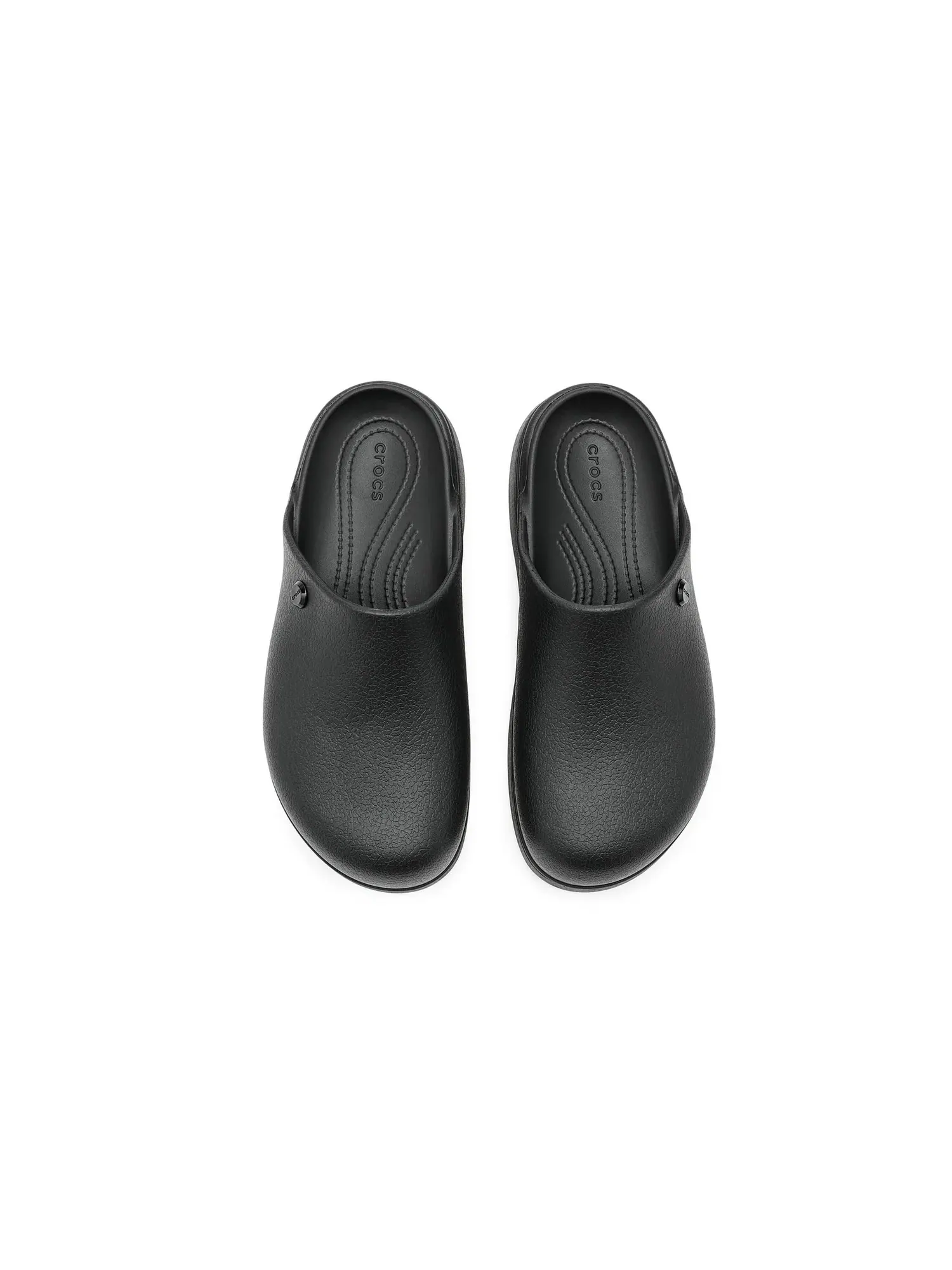 Сабо на платформе Dylan Notched Platform Clogs Crocs — изображение 2 из 4, черный