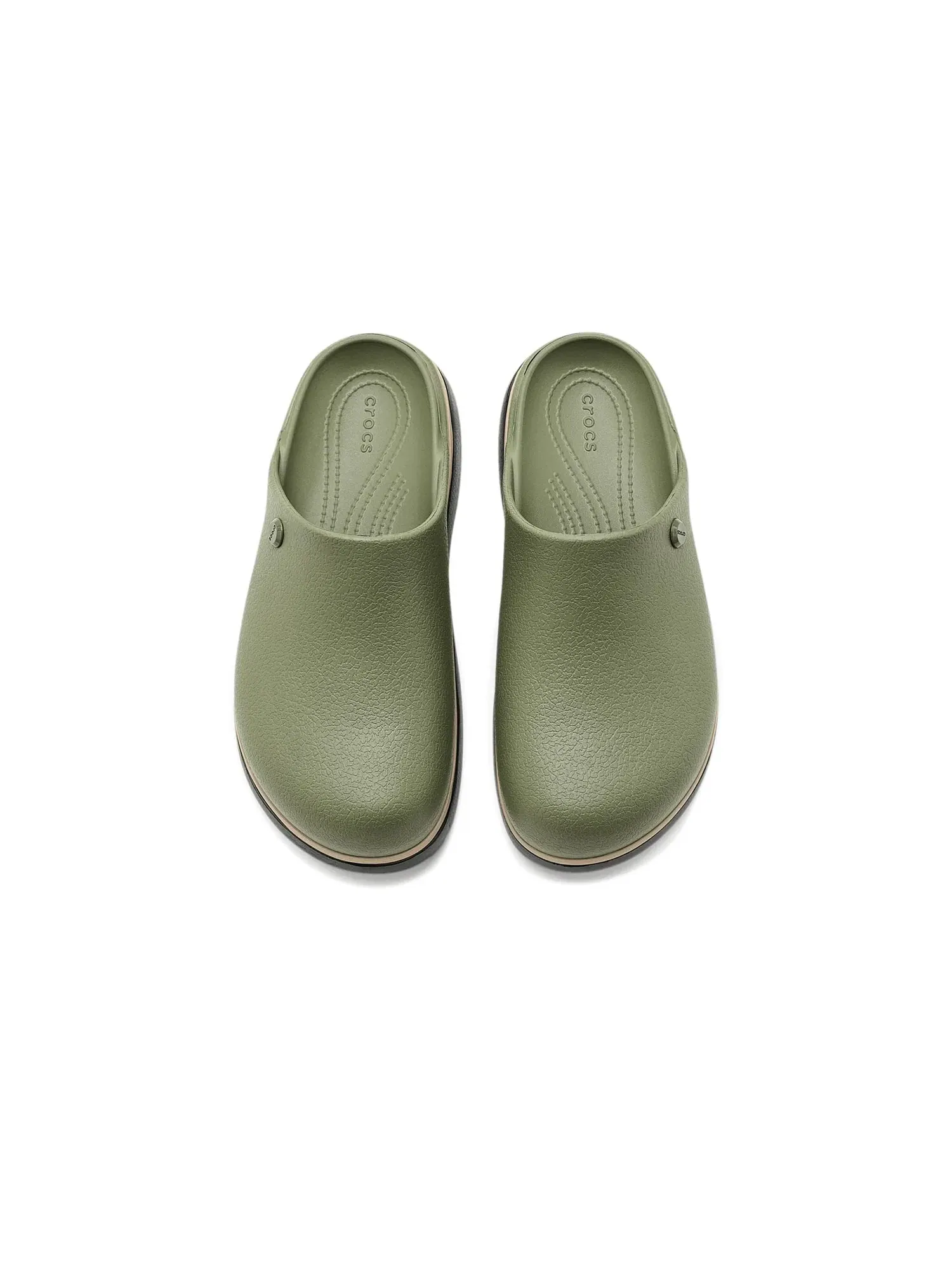 Сабо на платформе Dylan Notched Platform Clogs Crocs — изображение 2 из 4, черный