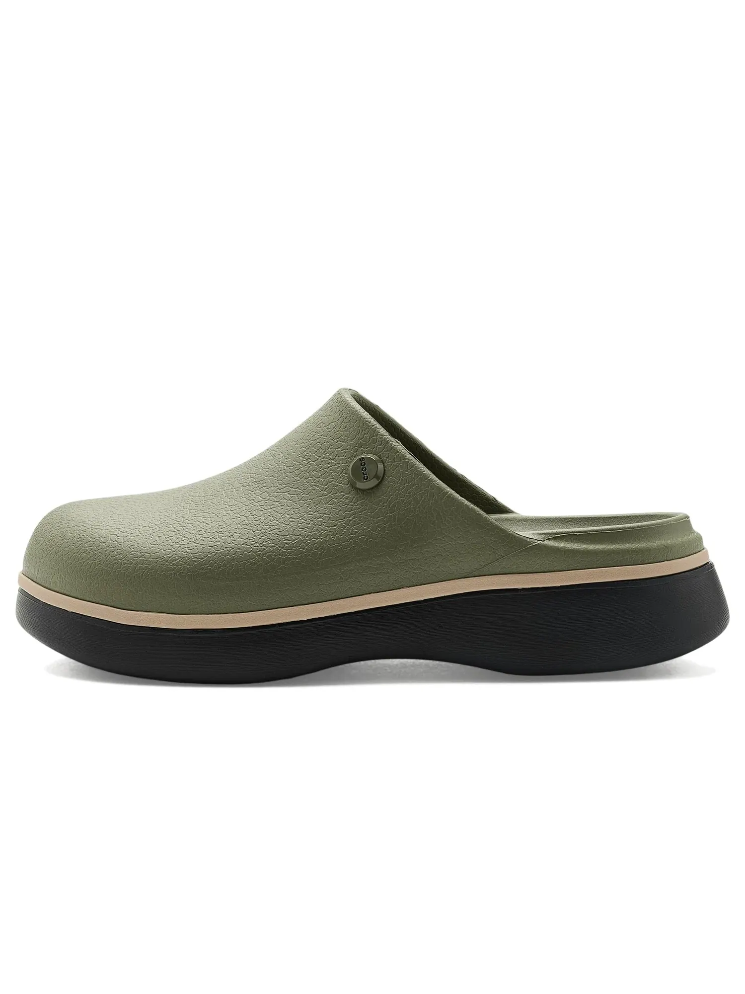 Сабо на платформе Dylan Notched Platform Clogs Crocs — изображение 4 из 4, черный