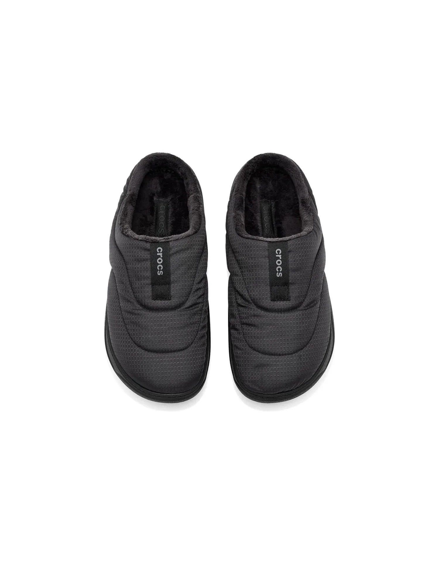 Тапочки Tent Moc Crocs — изображение 2 из 4, черный/черный
