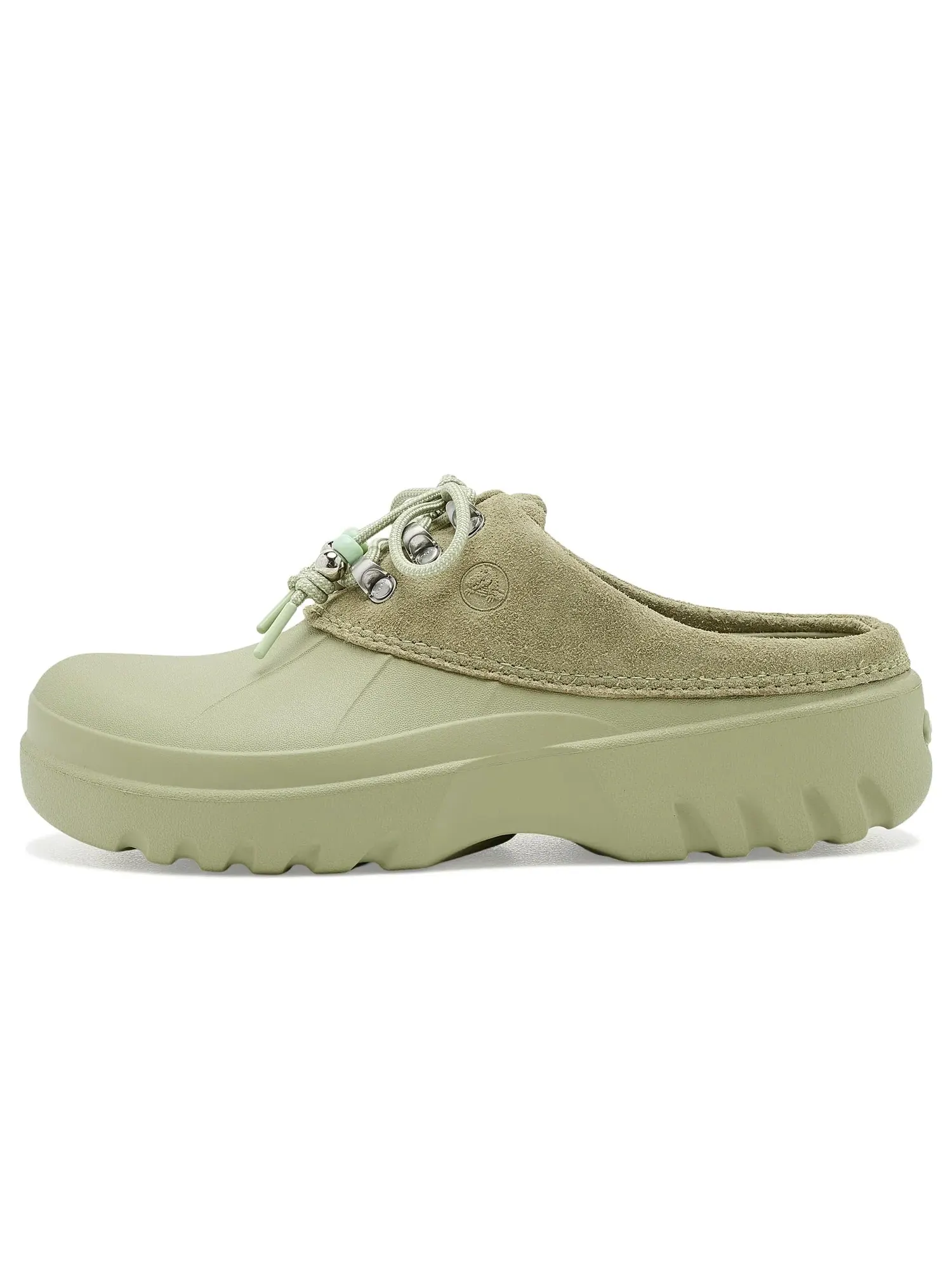 Мюли из замши с осью Crocs — изображение 4 из 4, зеленый