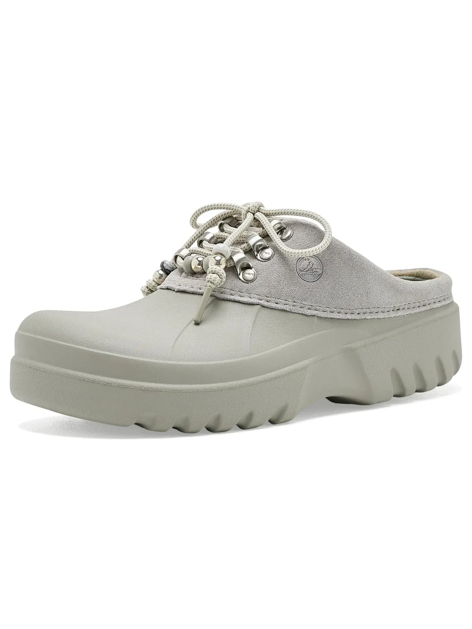 Мюли из замши с осью Crocs — изображение 1 из 4, серый