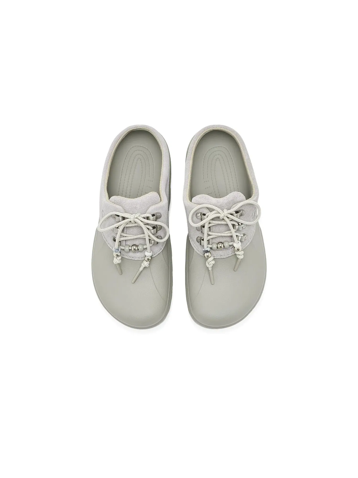Мюли из замши с осью Crocs — изображение 2 из 4, серый