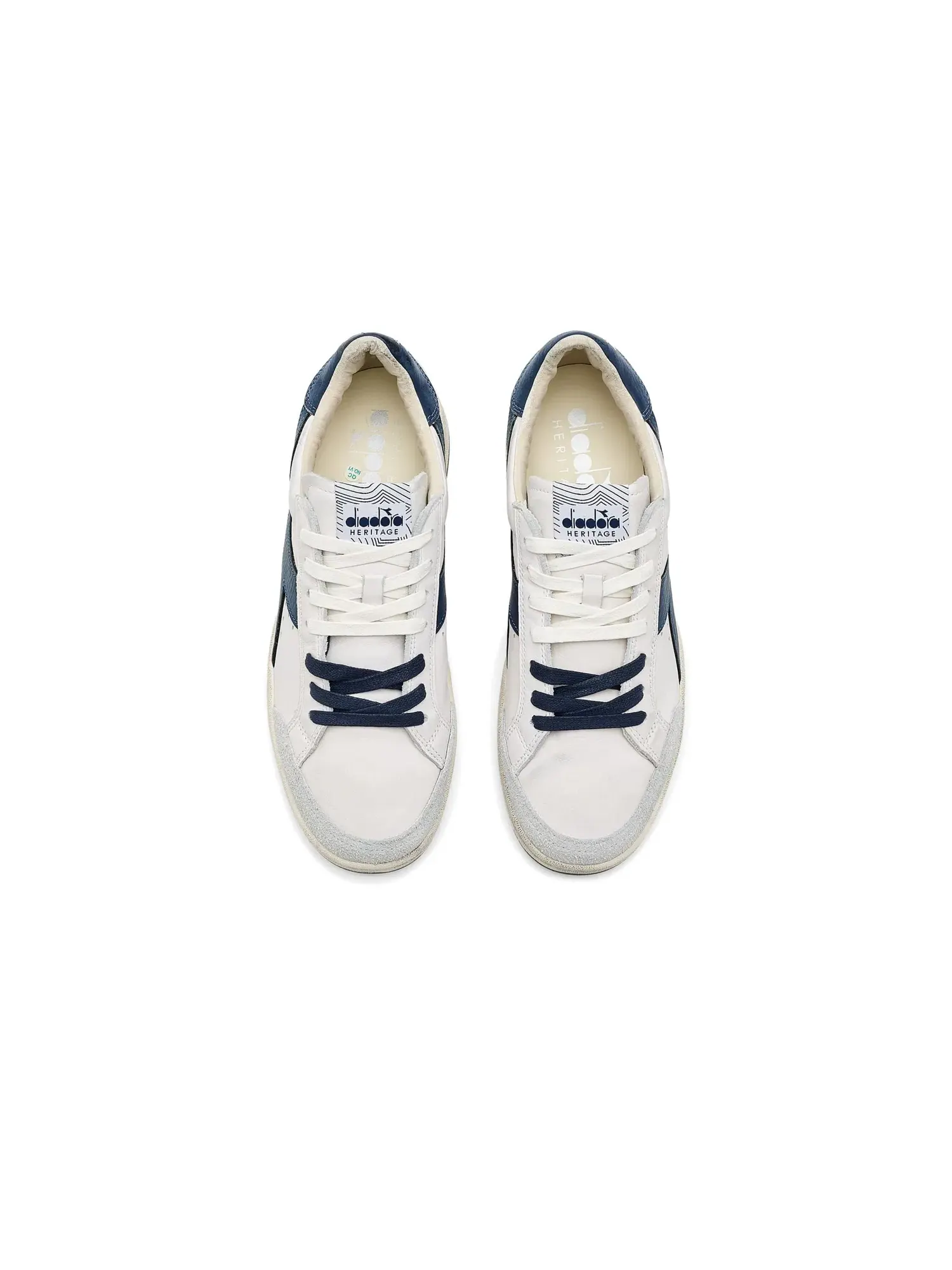 Кроссовки Prestige Used Diadora — изображение 2 из 4, белый/синий