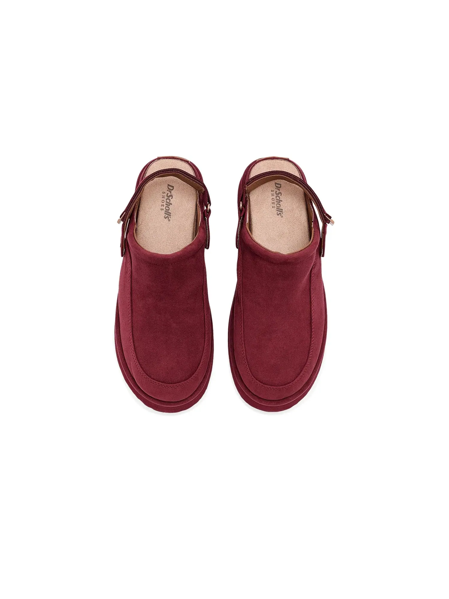 Сабо-мюли Chill Out Mule/Clog Shoes Dr. Scholl'S — изображение 2 из 4, бордовый
