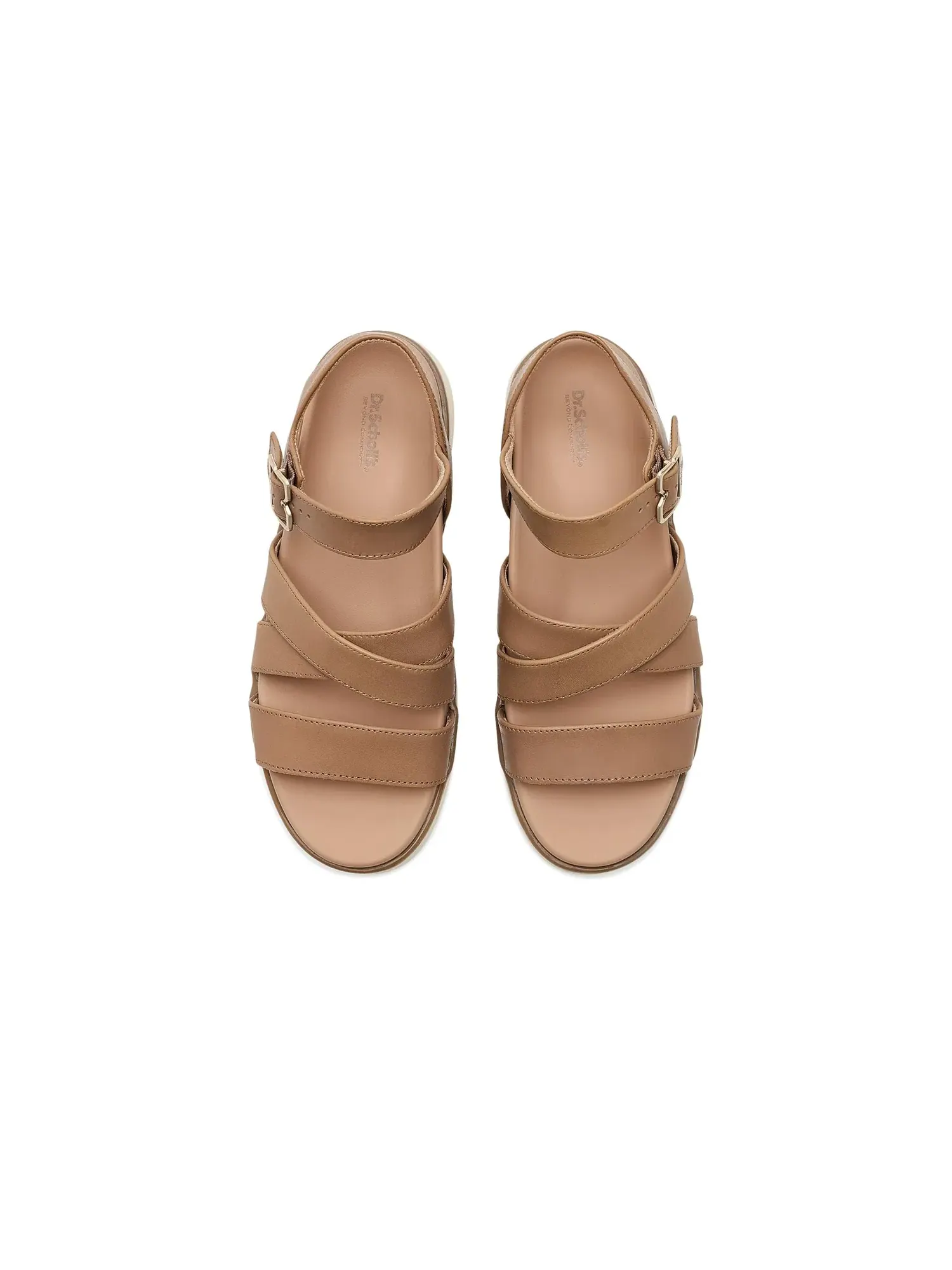 Сандалии Free Life Dr. Scholl'S — изображение 2 из 4, бежевый