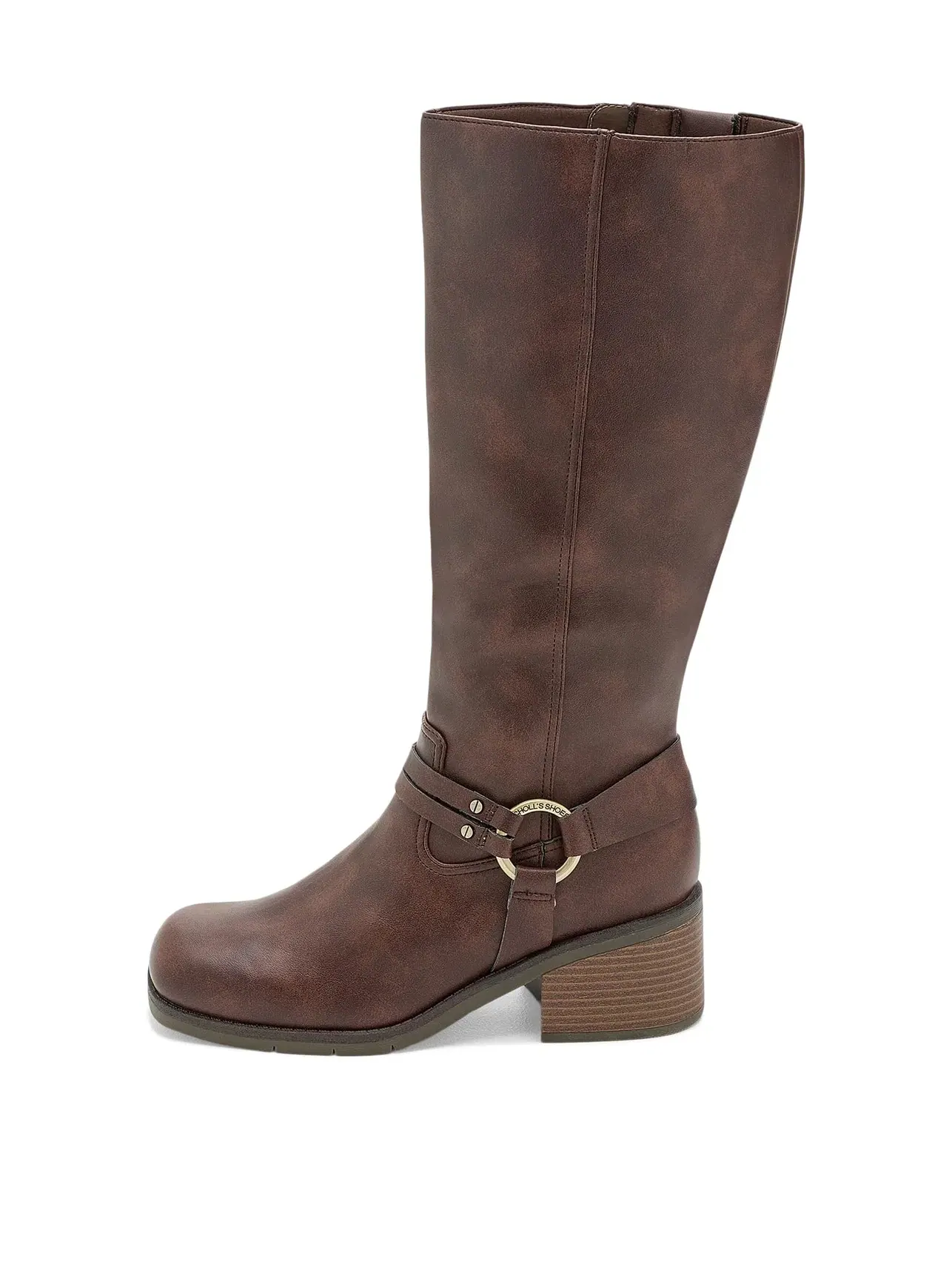 Прочные высокие сапоги Joplin West Dr. Scholl'S — изображение 4 из 4, коричневый