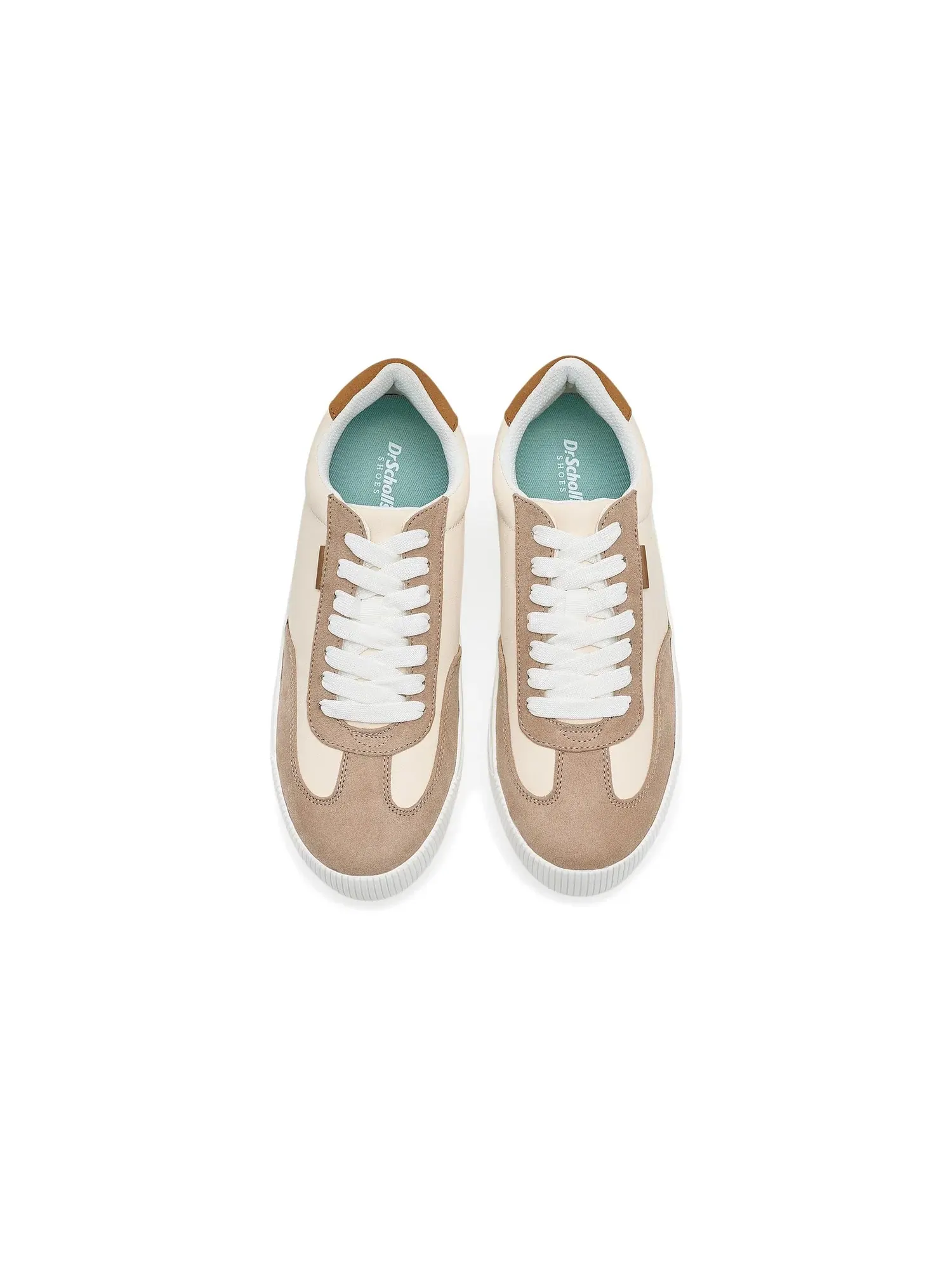 Кроссовки на шнуровке Time Off Most Lace-up Shoes Dr. Scholl'S — изображение 2 из 4, песочный/белый