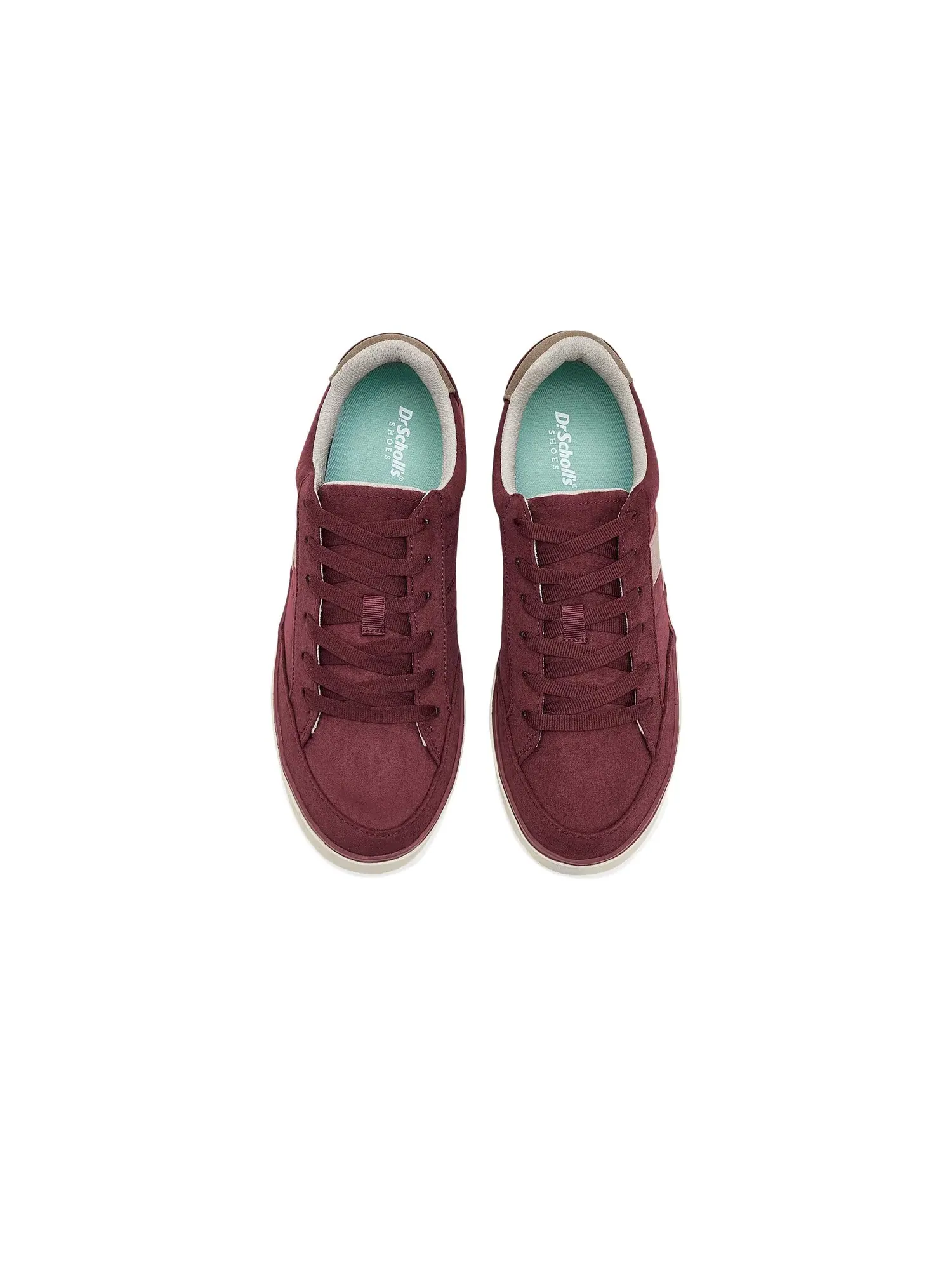 Кроссовки на шнуровке Madison Lace-Up Shoes Dr. Scholl'S — изображение 2 из 4, бордовый