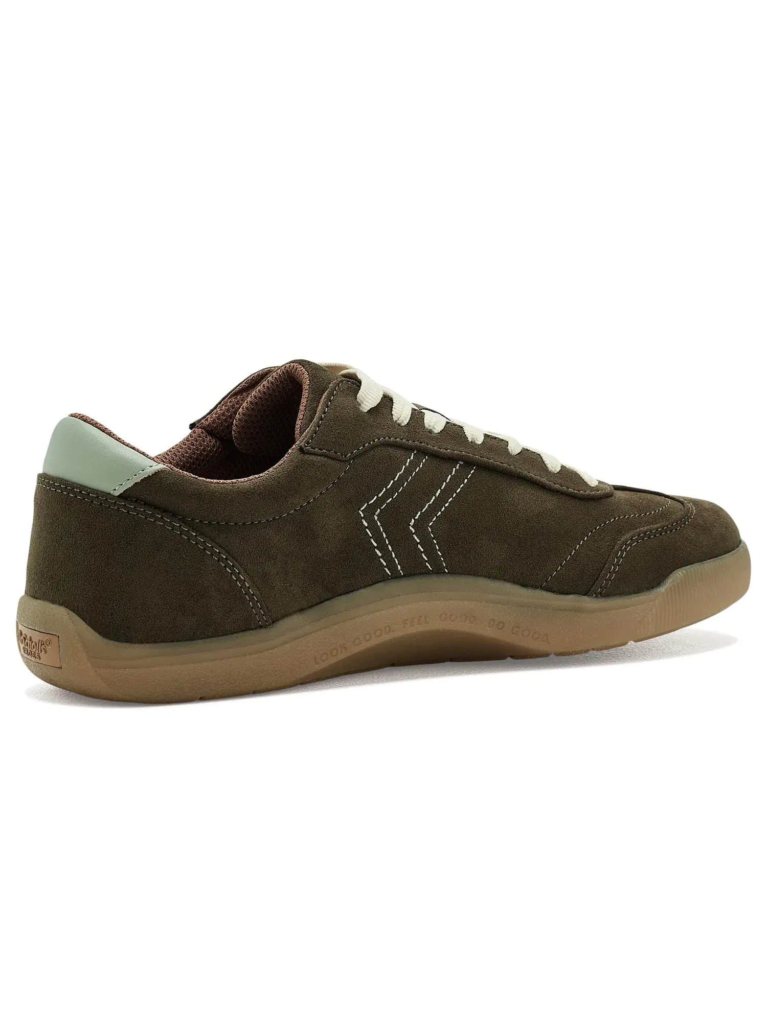 Кроссовки на шнуровке Be True Lace-up Shoes Dr. Scholl'S — изображение 3 из 4, оливковый