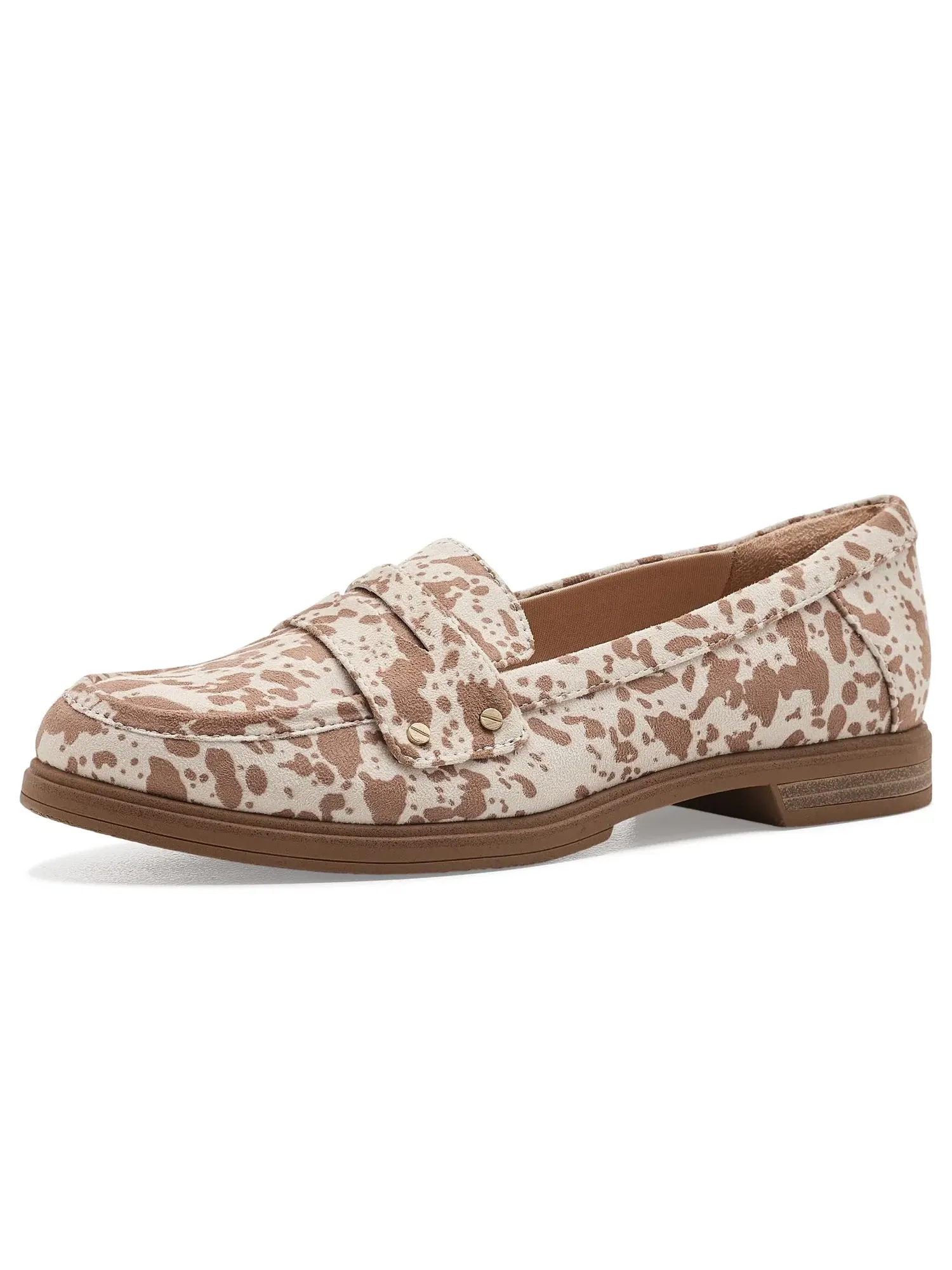 Лоферы Hello Loafer Loafer/Moc Shoes Dr. Scholl'S — изображение 1 из 4, светлый коричневый/белый