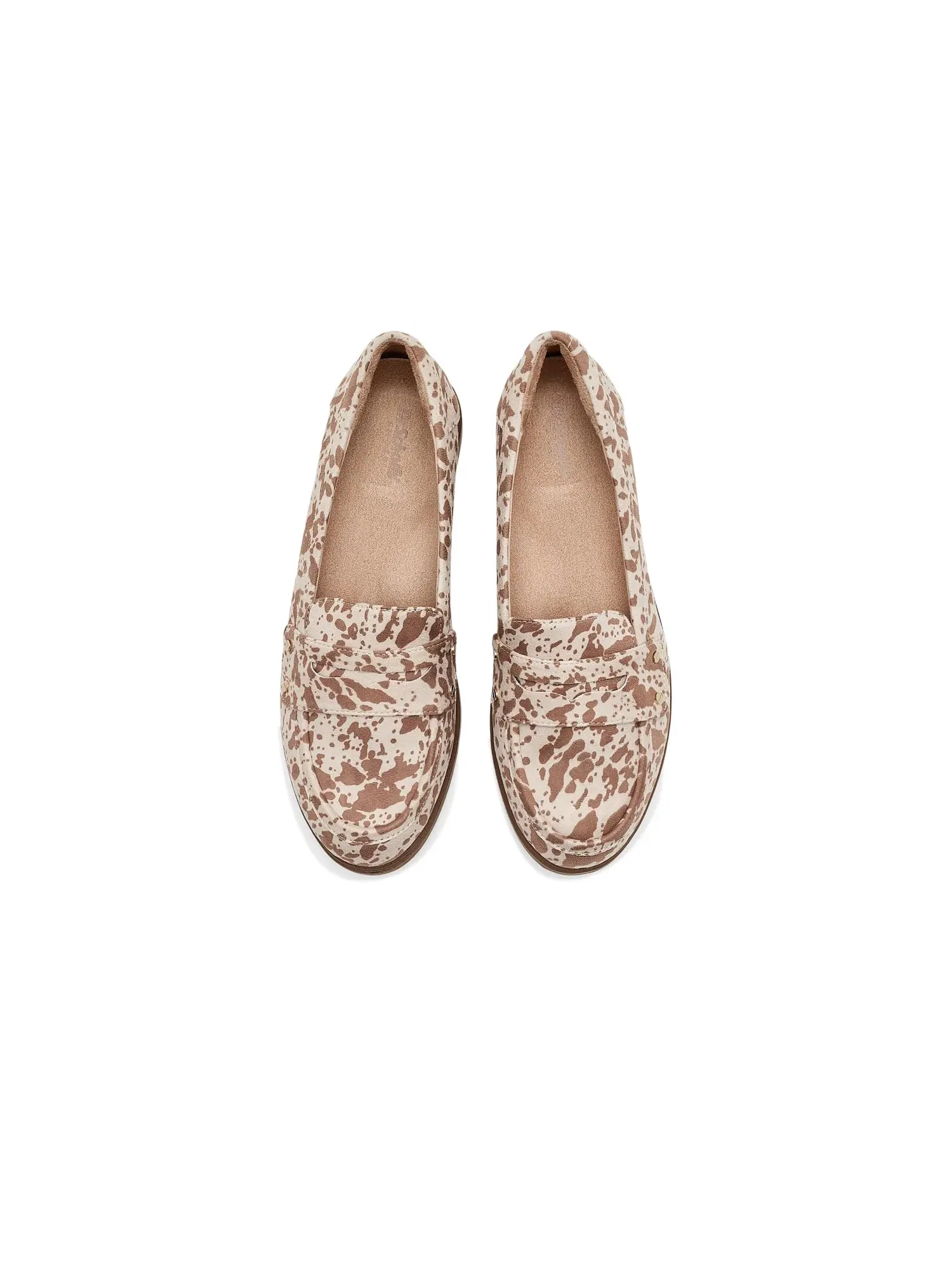 Лоферы Hello Loafer Loafer/Moc Shoes Dr. Scholl'S — изображение 2 из 4, светлый коричневый/белый