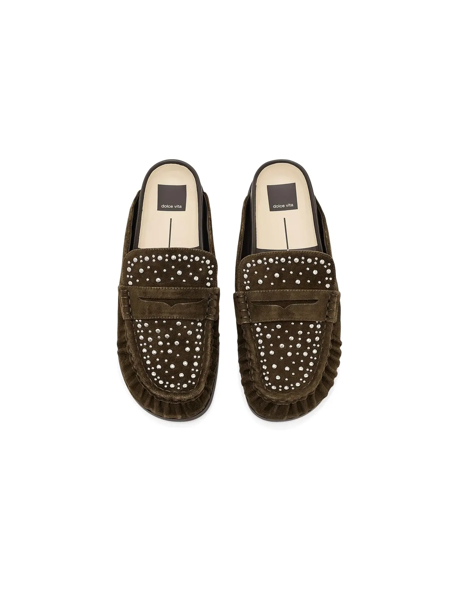 Лоферы Jodero Stud Dolce Vita — изображение 2 из 4, мох