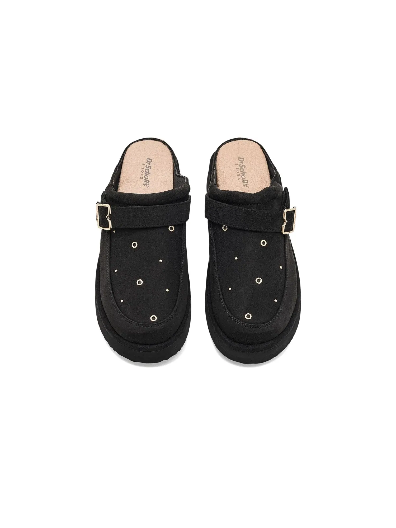 Сабо-мюли Chill Out Iconic Stud Mule/Clog Shoes Dr. Scholl'S — изображение 2 из 4, черный