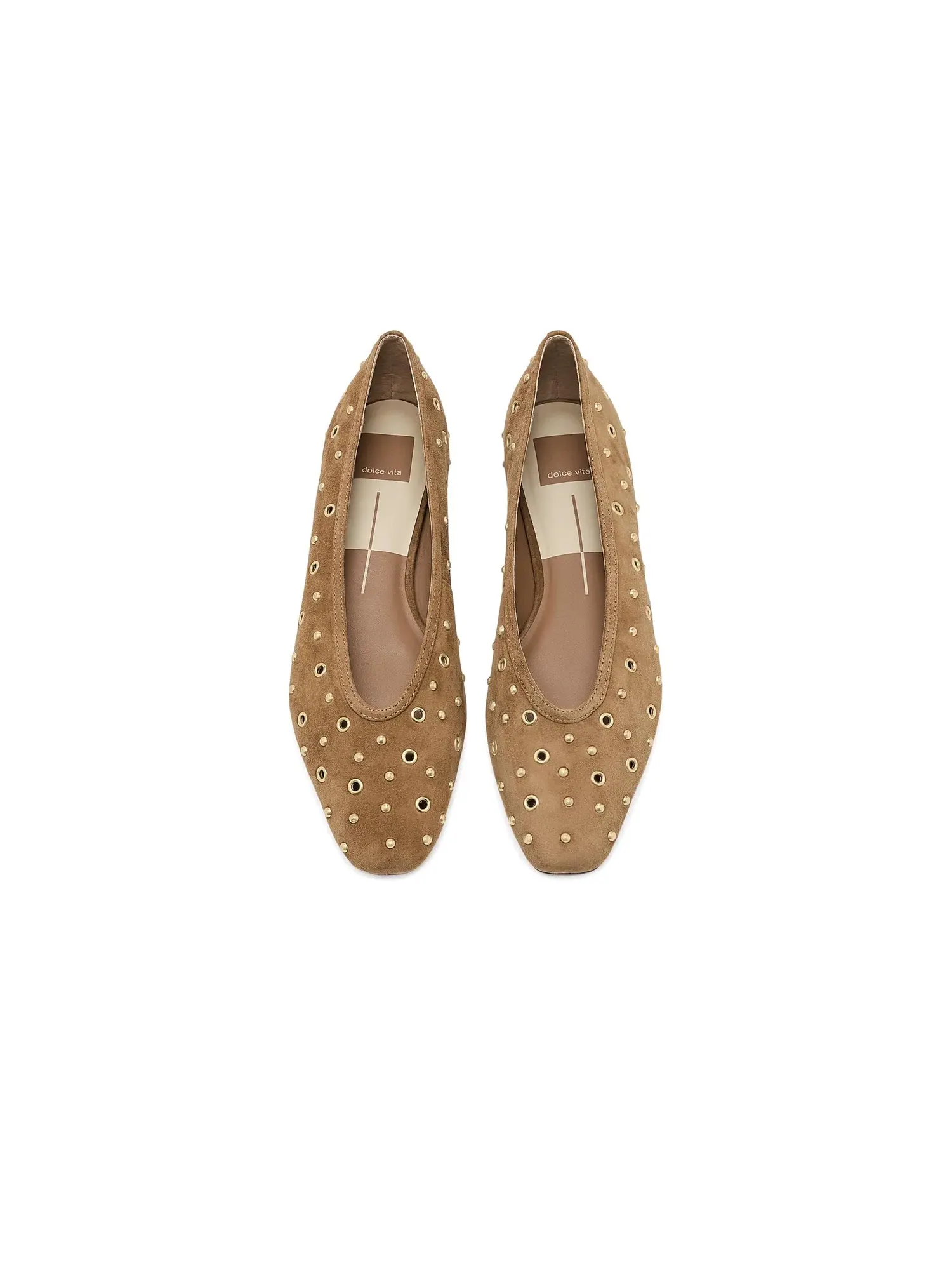 Балетки Caret Stud Dolce Vita — изображение 2 из 4, коричневый