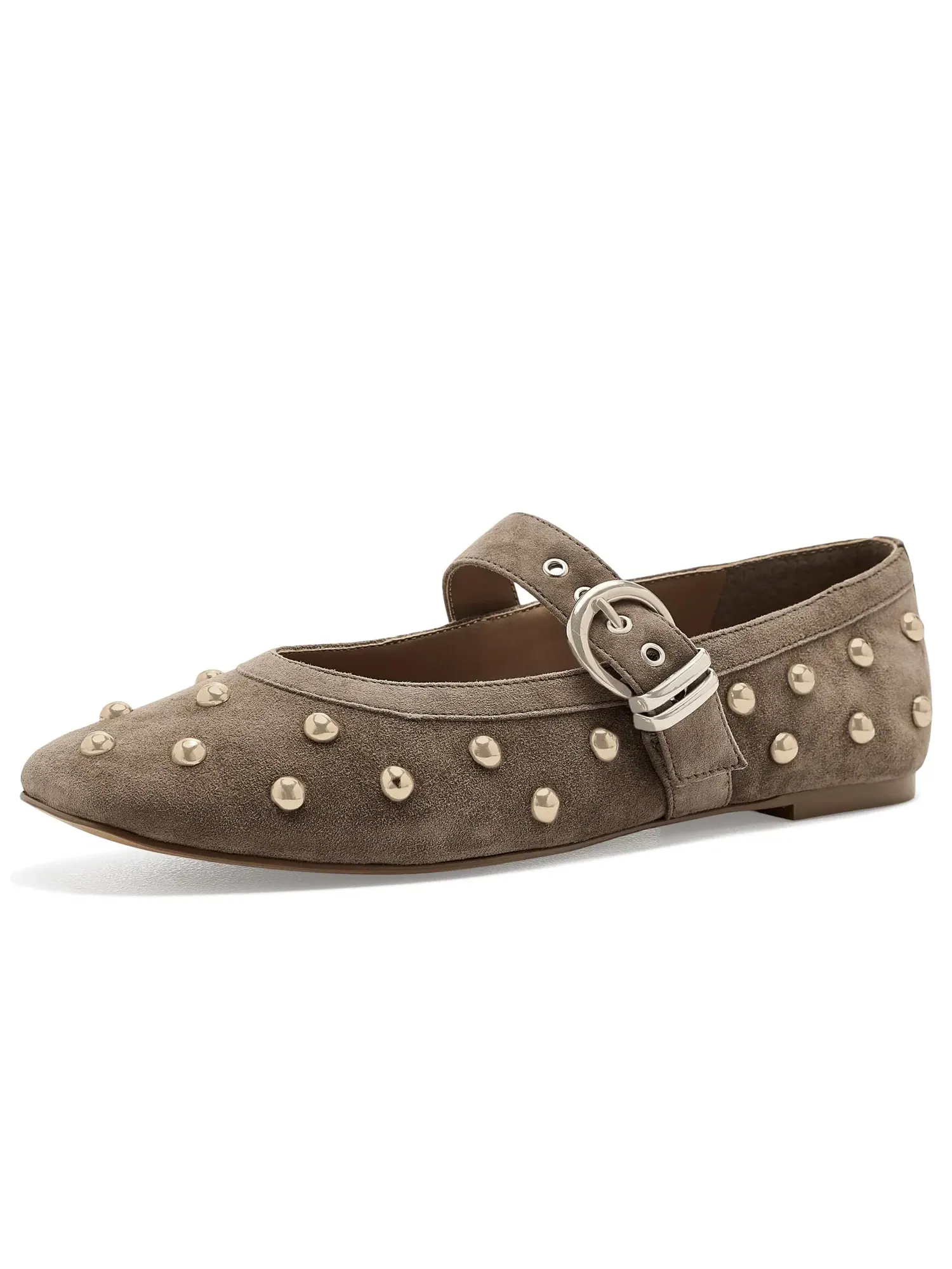 Балетки Mikel Stud Dolce Vita — изображение 1 из 4, оливковый