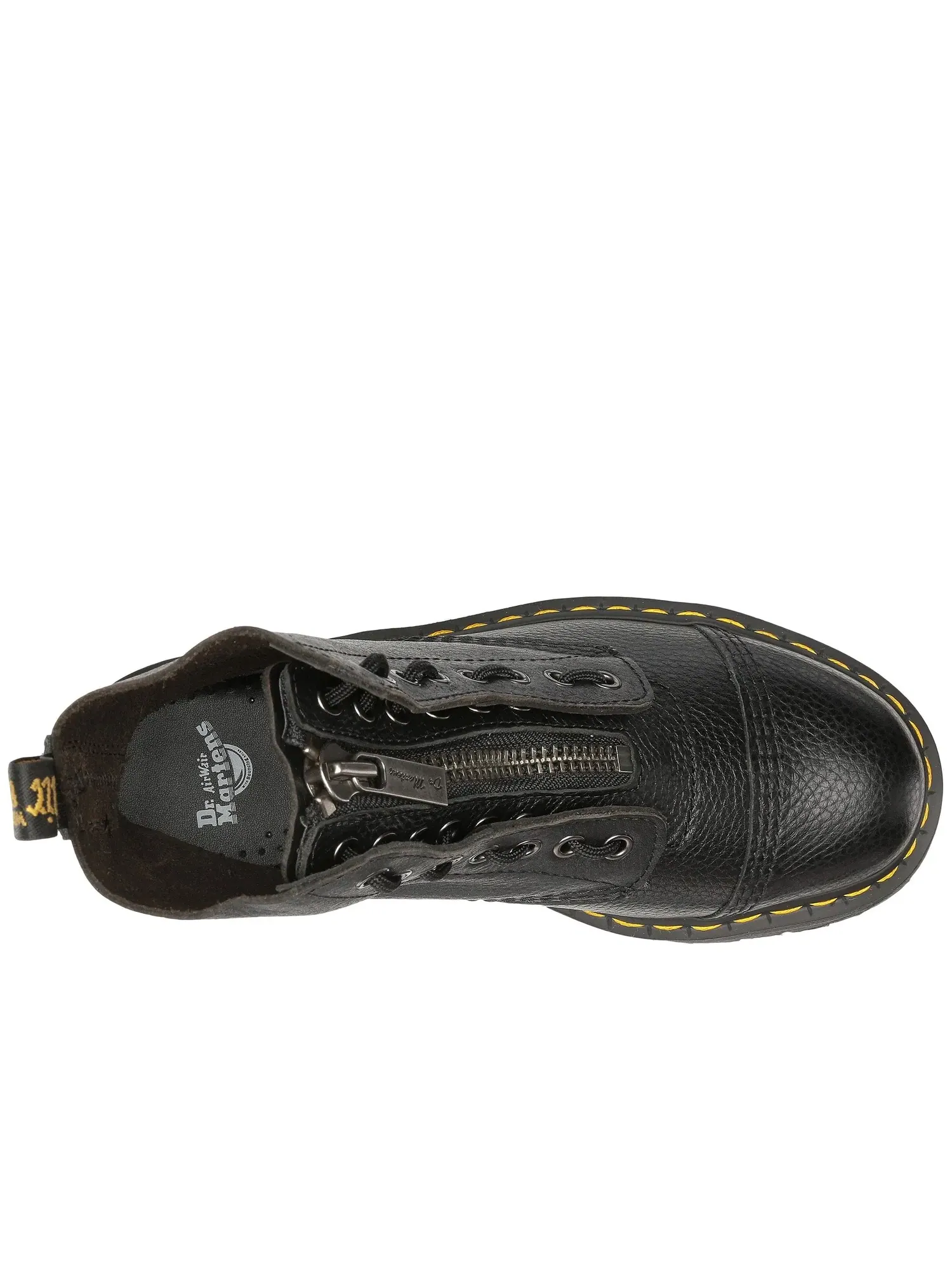 Ботинки на платформе Sinclair из тисненой кожи наппа Dr. Martens — изображение 2 из 4, черный